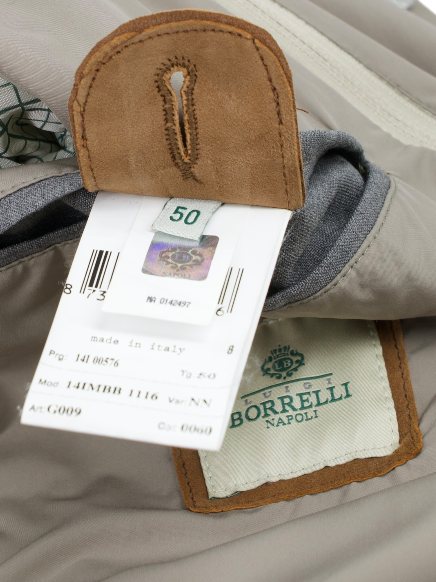 Luigi Borrelli Beige Pure-Camel Padded Sartorial Coat