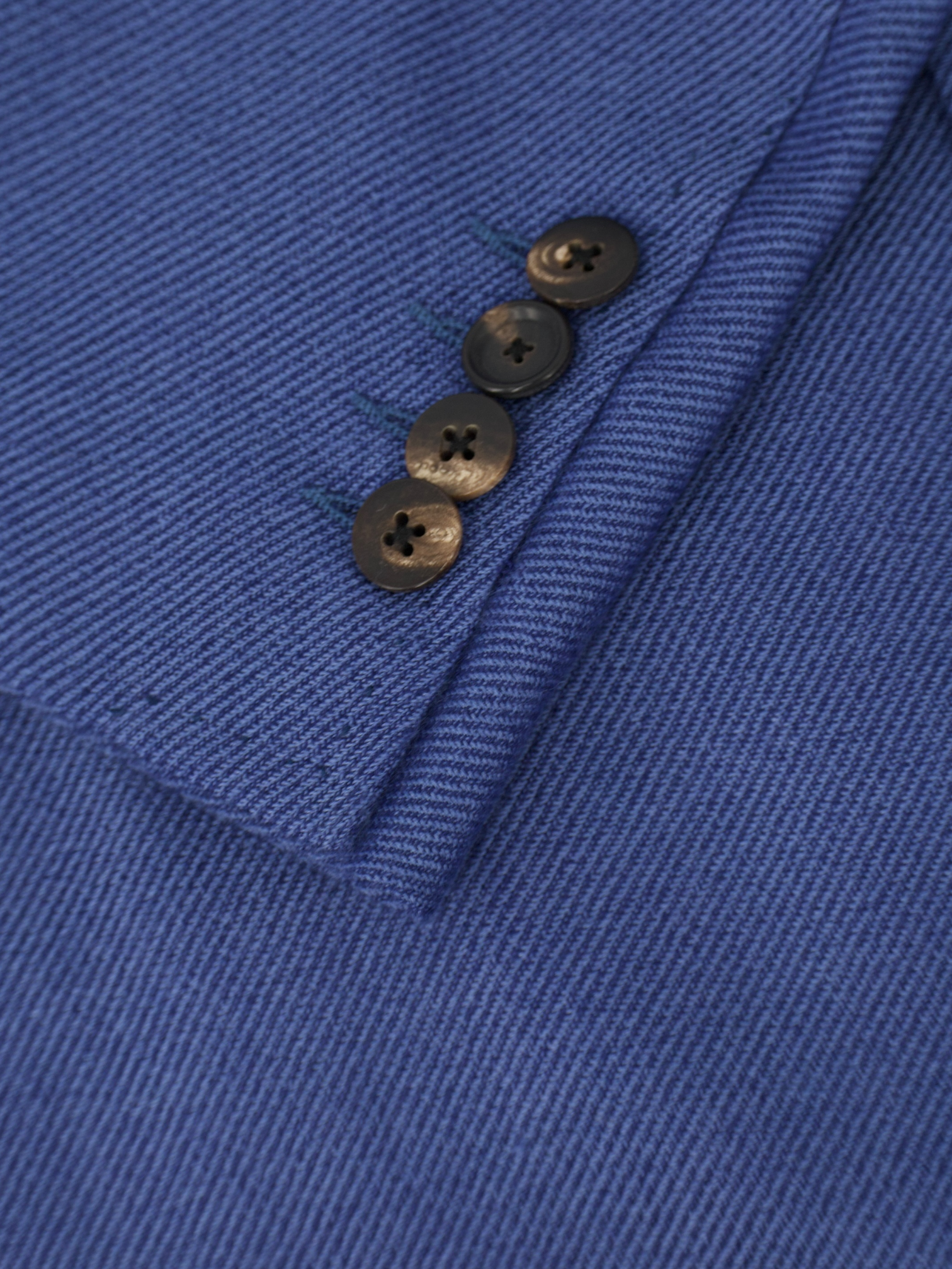 Cesare Attolini Sky Blue Cashmere & Silk Double Breasted Twill Jacket