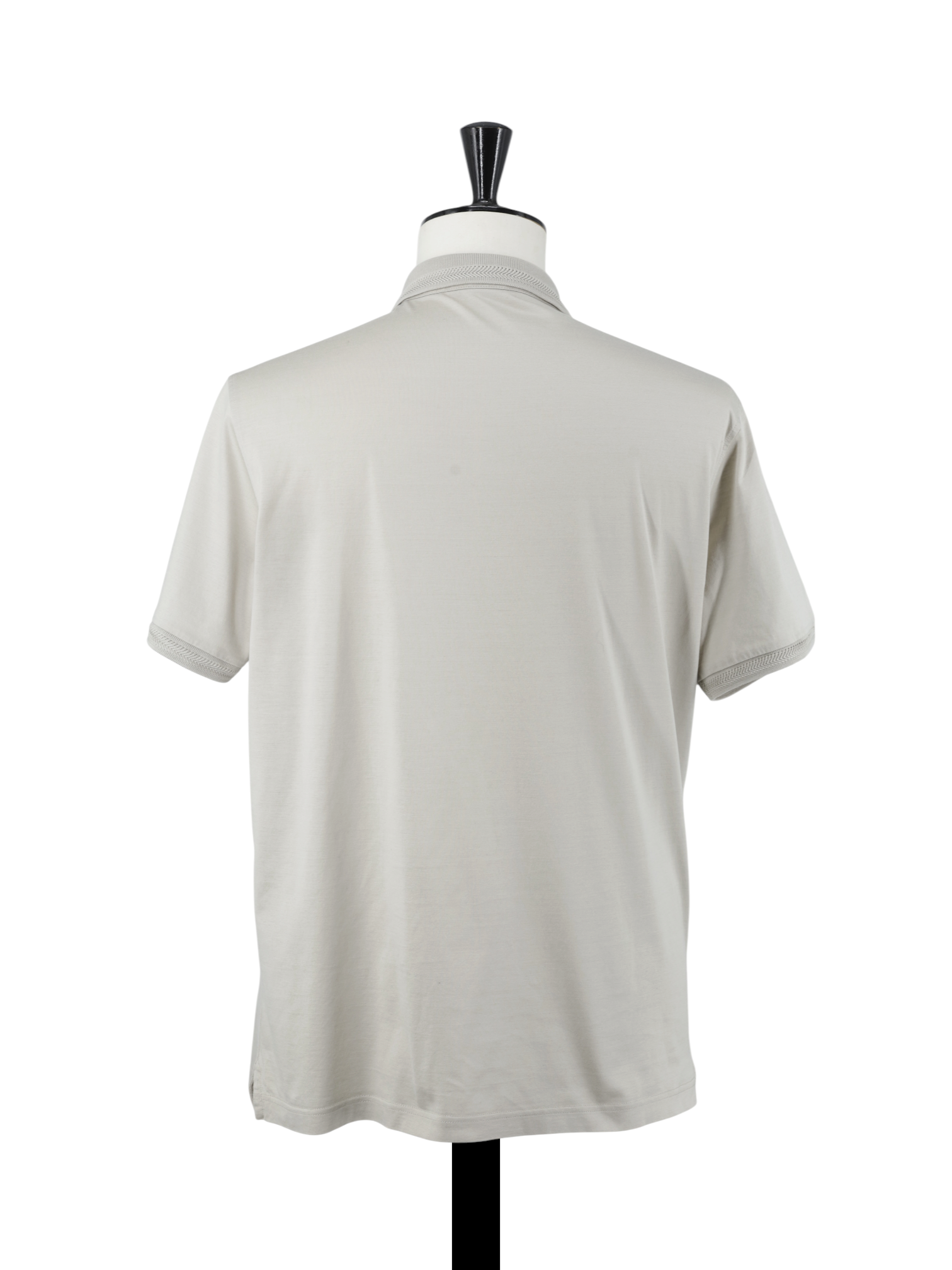 Corneliani Taupe Mercerized-Cotton Jersey Polo