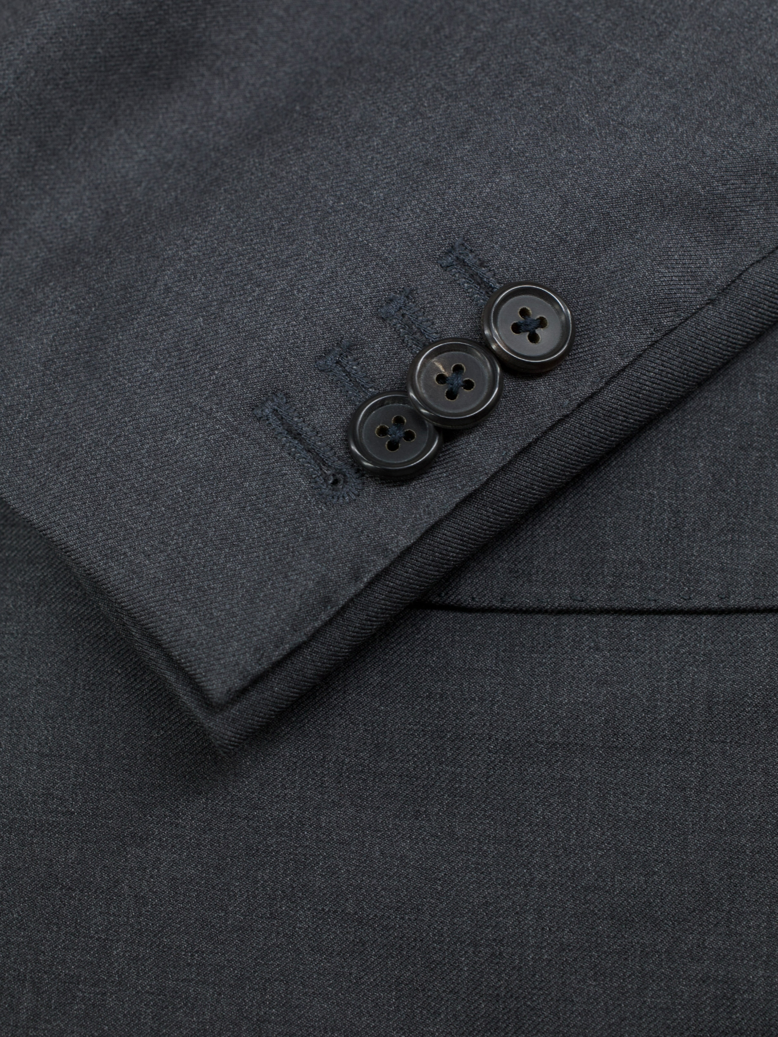 Corneliani Grey Fine-Wool Single-Breasted Twill Suit