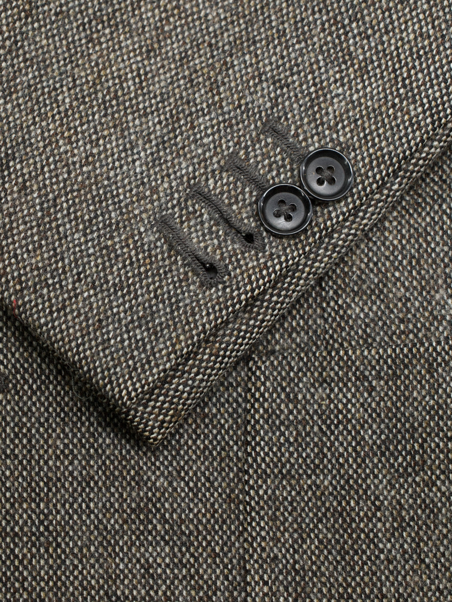 Isaia Light Brown Wool & Cashmere Micro-Pattern Jacket