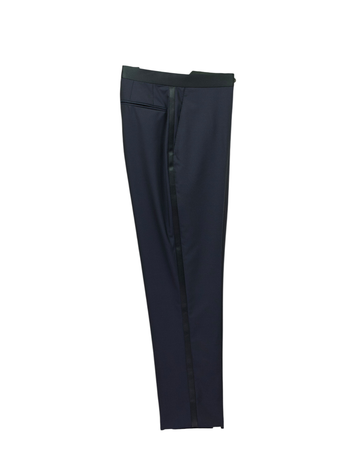 Caruso Navy Super 130's "Connoisseur" Black Tie Tuxedo