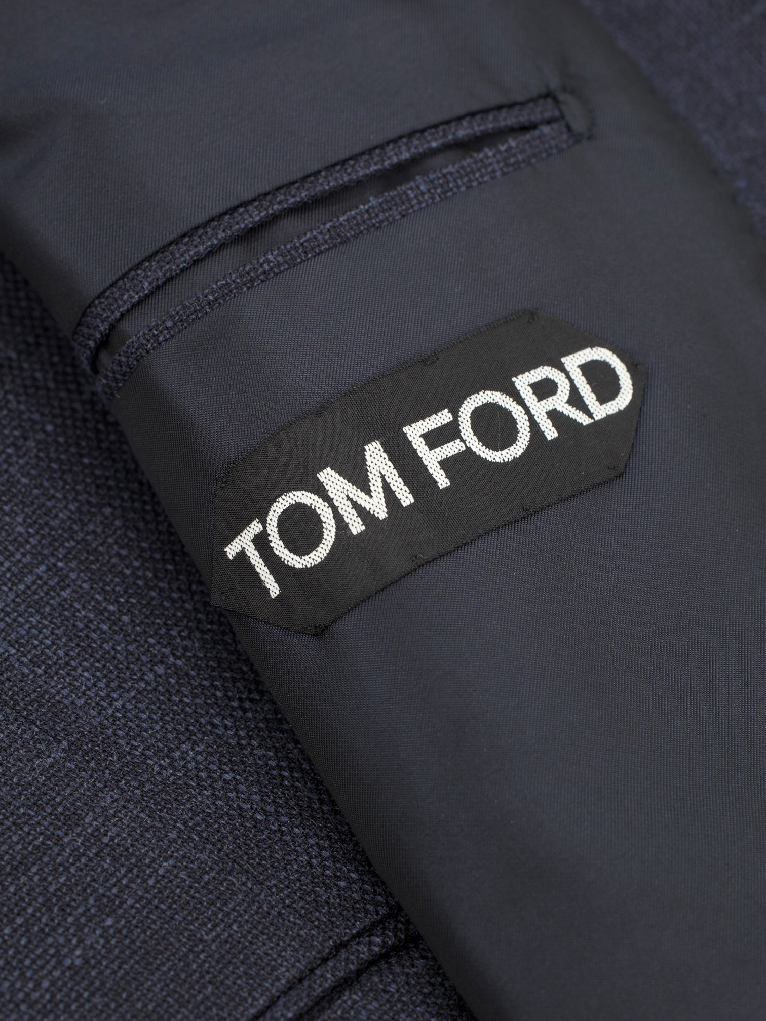 Tom Ford Blue Silk, Mohair & Wool Basket-Weave Windsor Suit