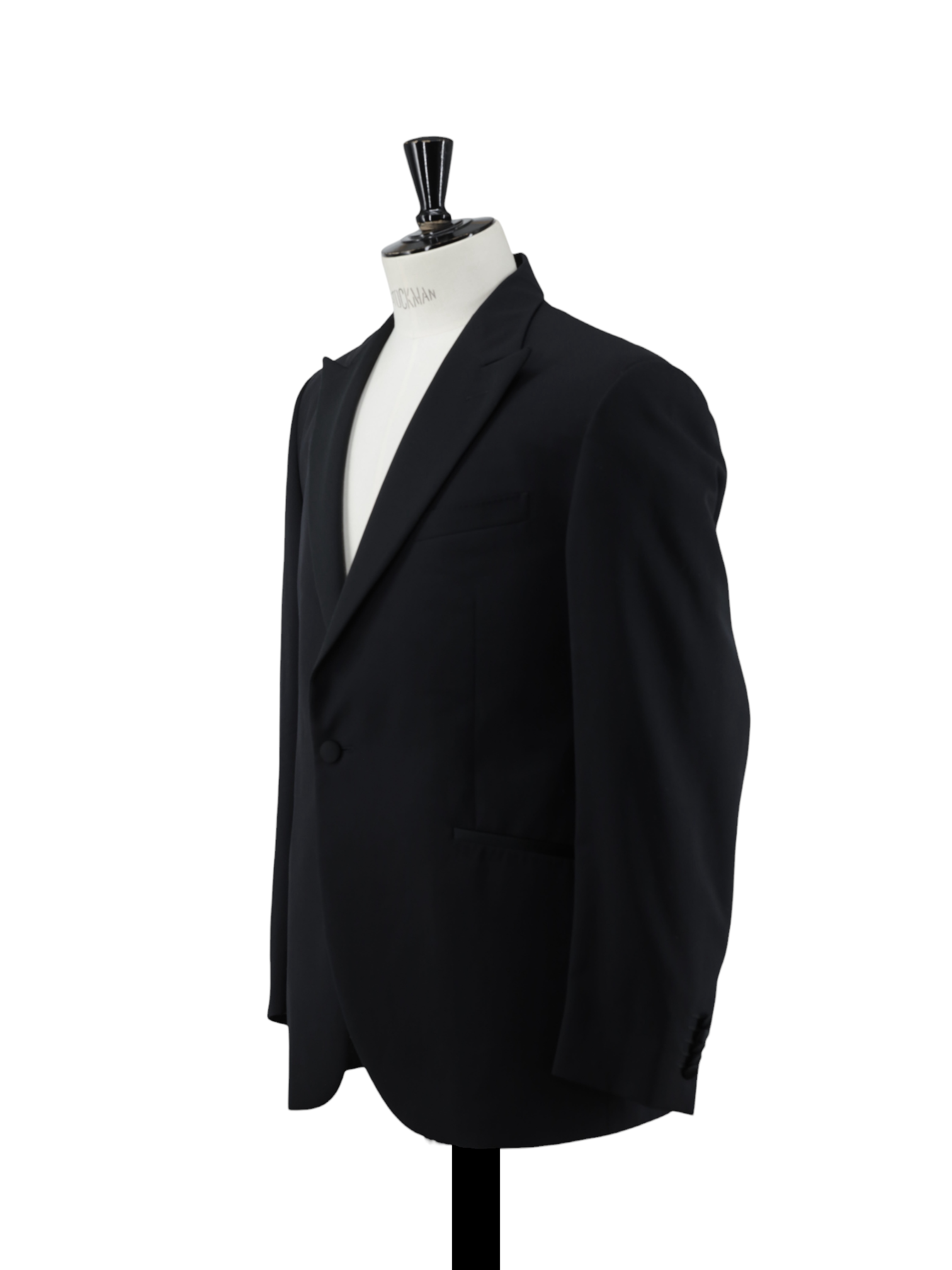 Corneliani Black Fine-Wool Micro-Dot Tuxedo Dinner Jacket