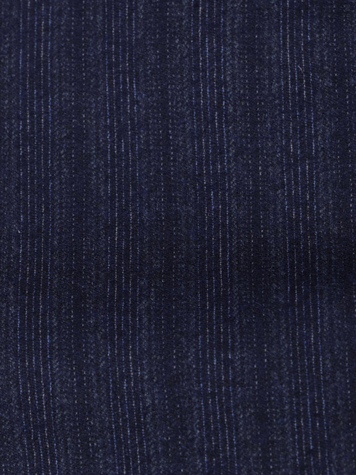 Canali Dark Blue Wool & Cashmere Flannel Multi-Stripe Winter Suit
