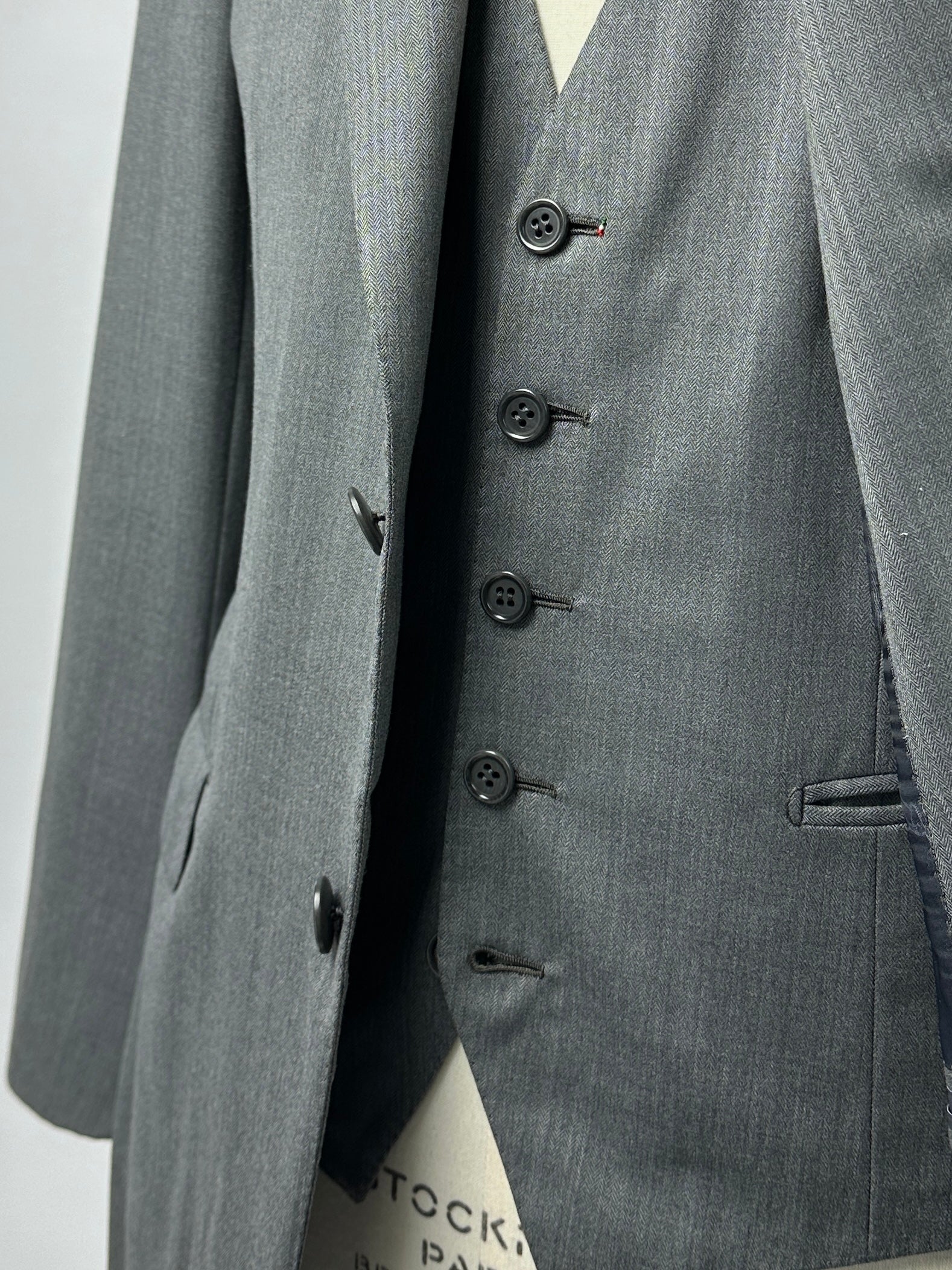 Brioni Grey Super 150's Three-Piece Suit