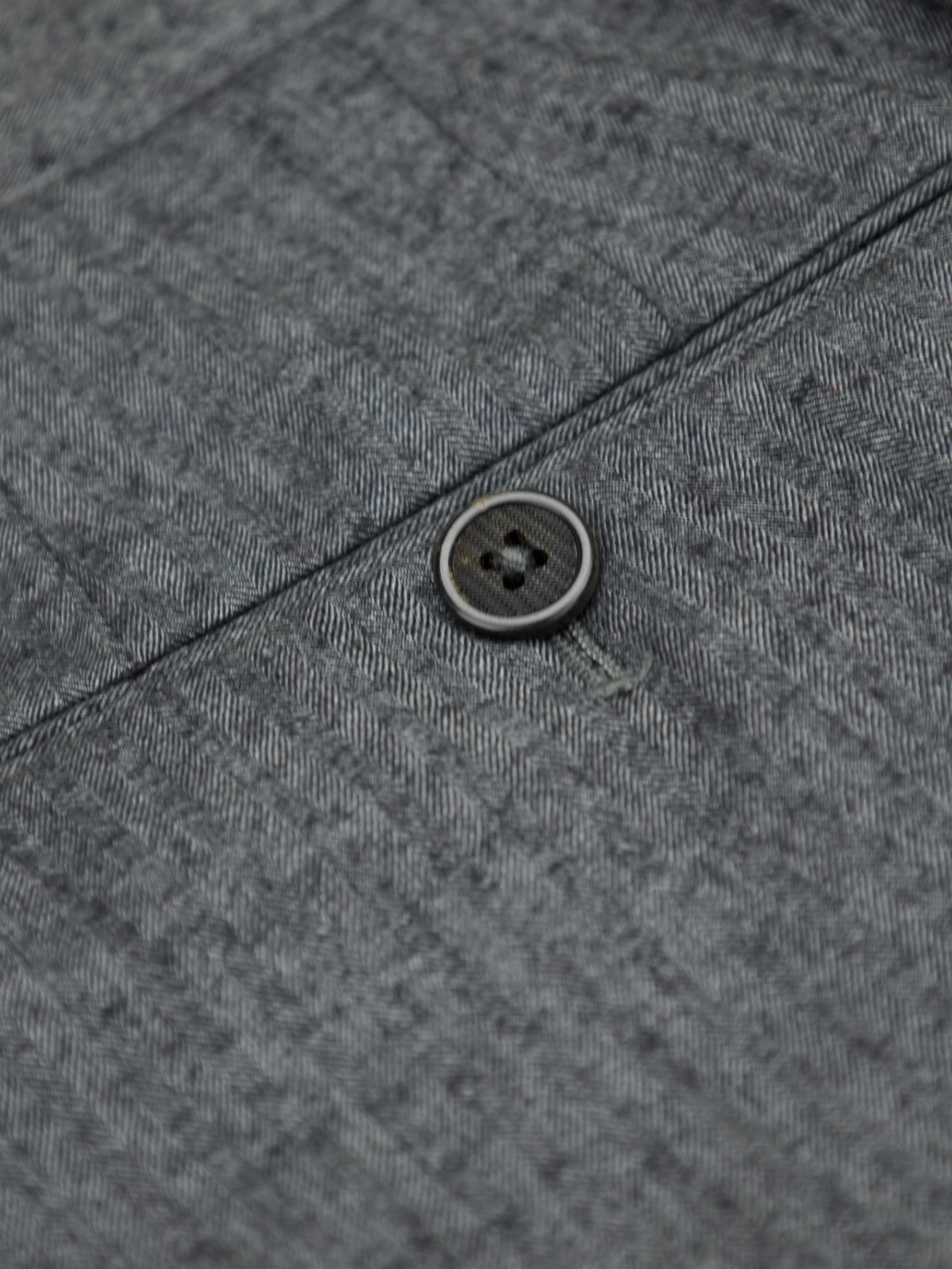 PT01 Grey Wool & Silk Herringbone Slim-Fit Trousers