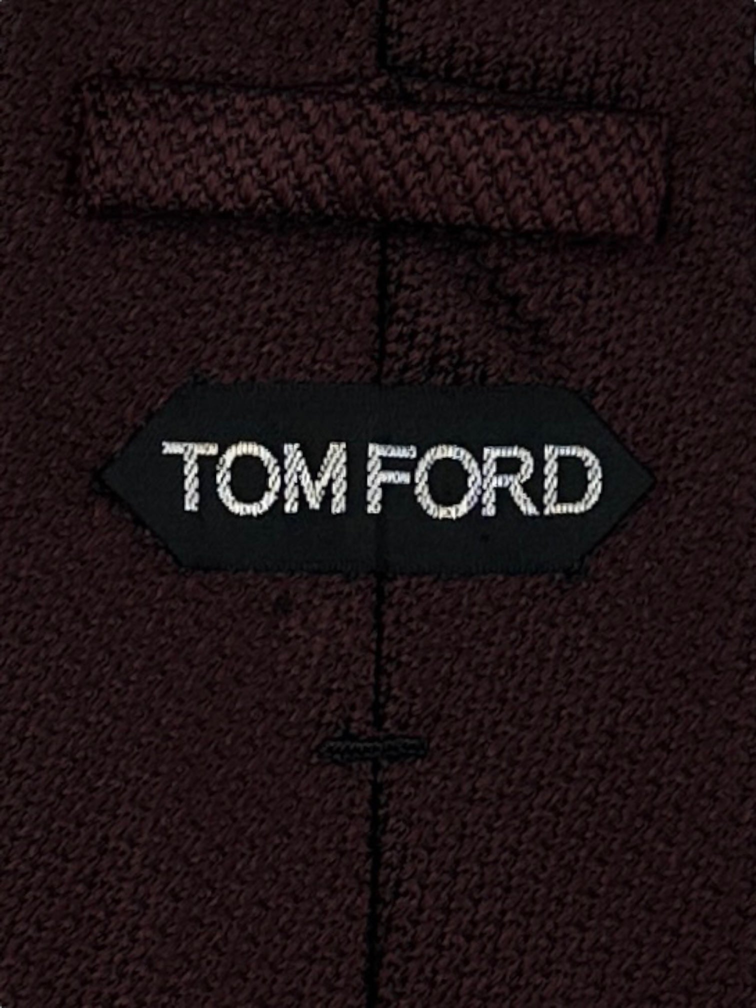 Tom Ford Burgundy Silk Tie