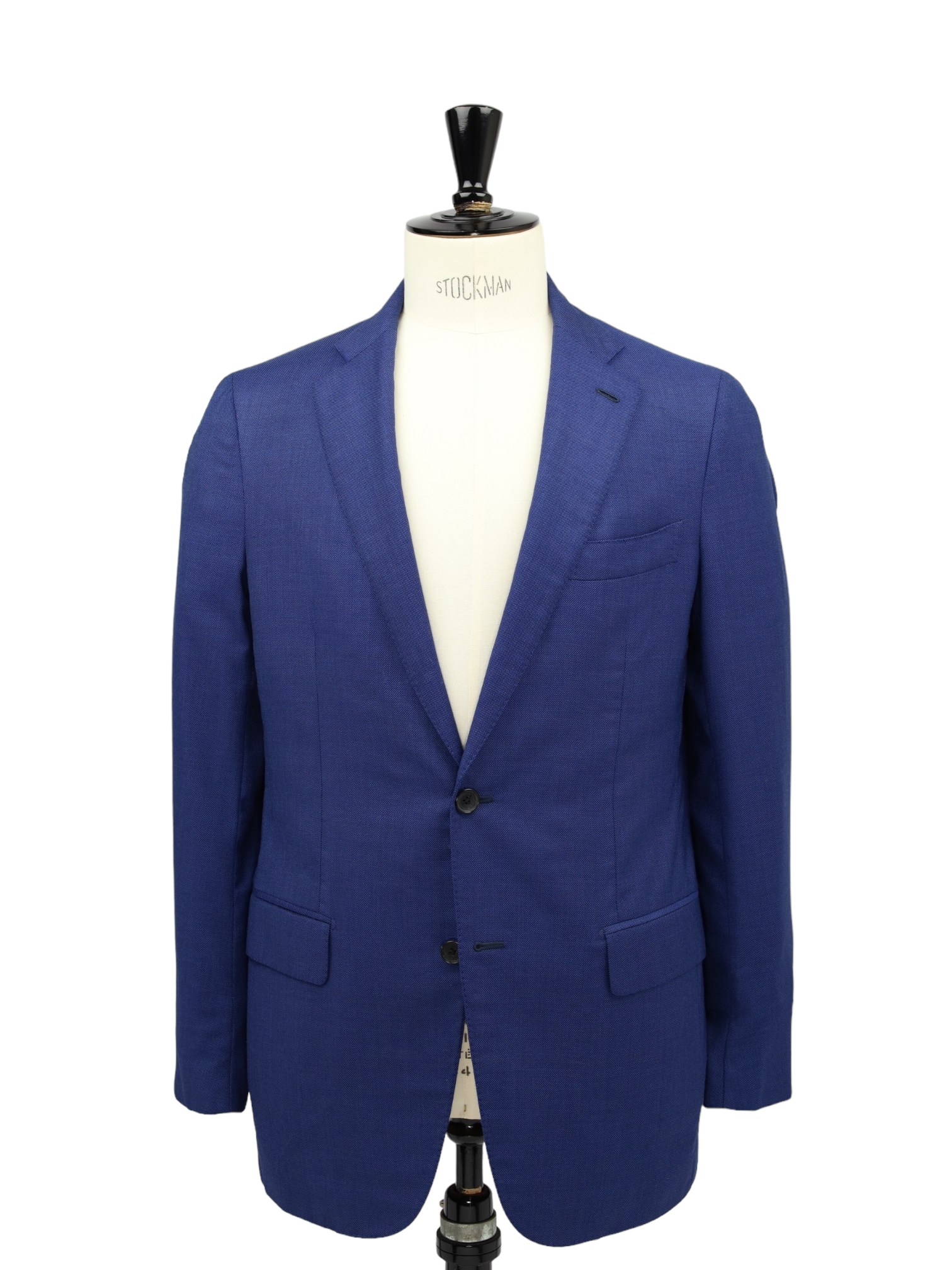 Isaia Cobalt Blue Wool & Silk Birdseye Suit