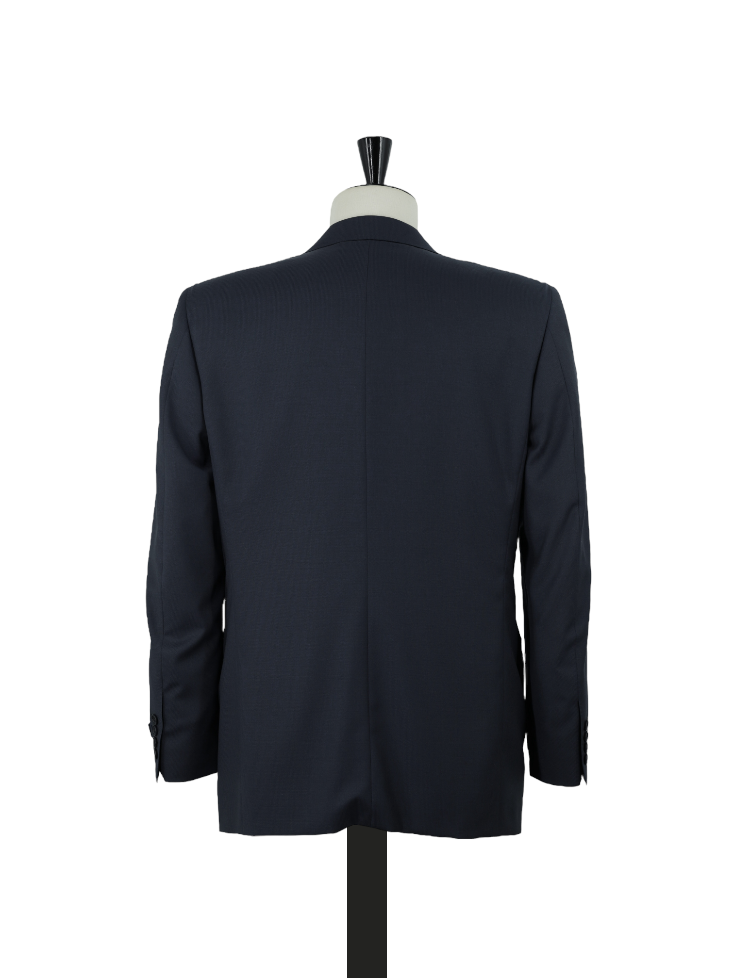 Canali Dark Blue Super 120's Wool Micro-ZigZag Jacket