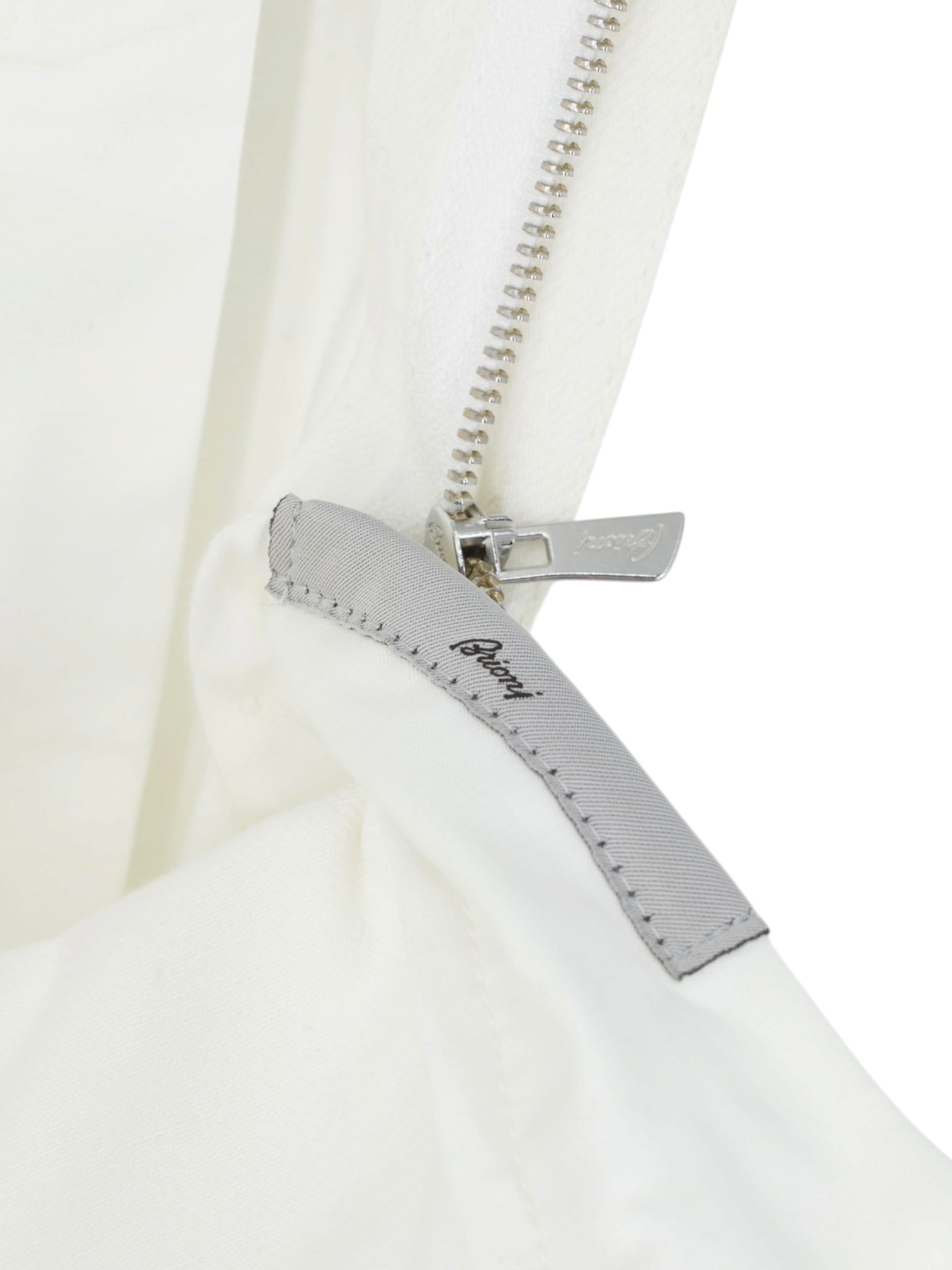 Brioni White Rugged-Cotton Twill 5-Pocket "Meribel" Jeans