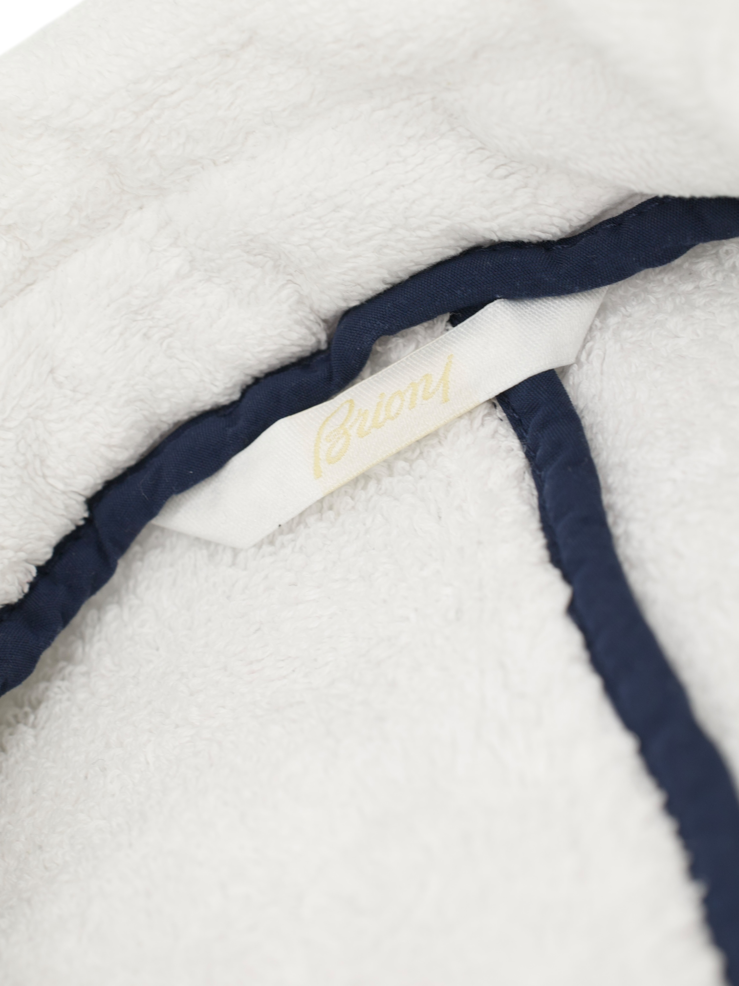 Brioni White Cotton Terry “5-Star Resort” Towelling Jacket
