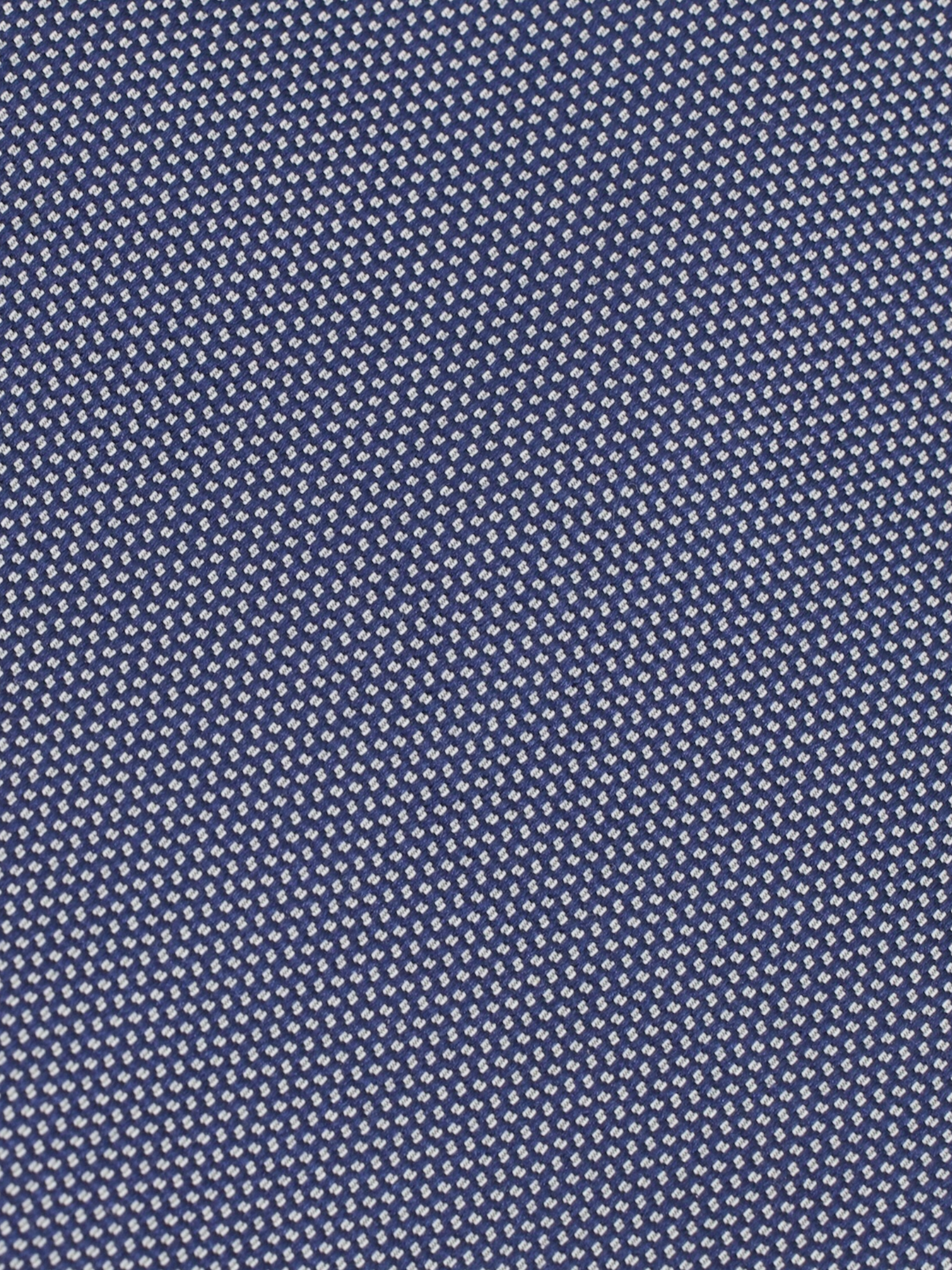 Drake's Steel Blue Silk Pinpoint Tie