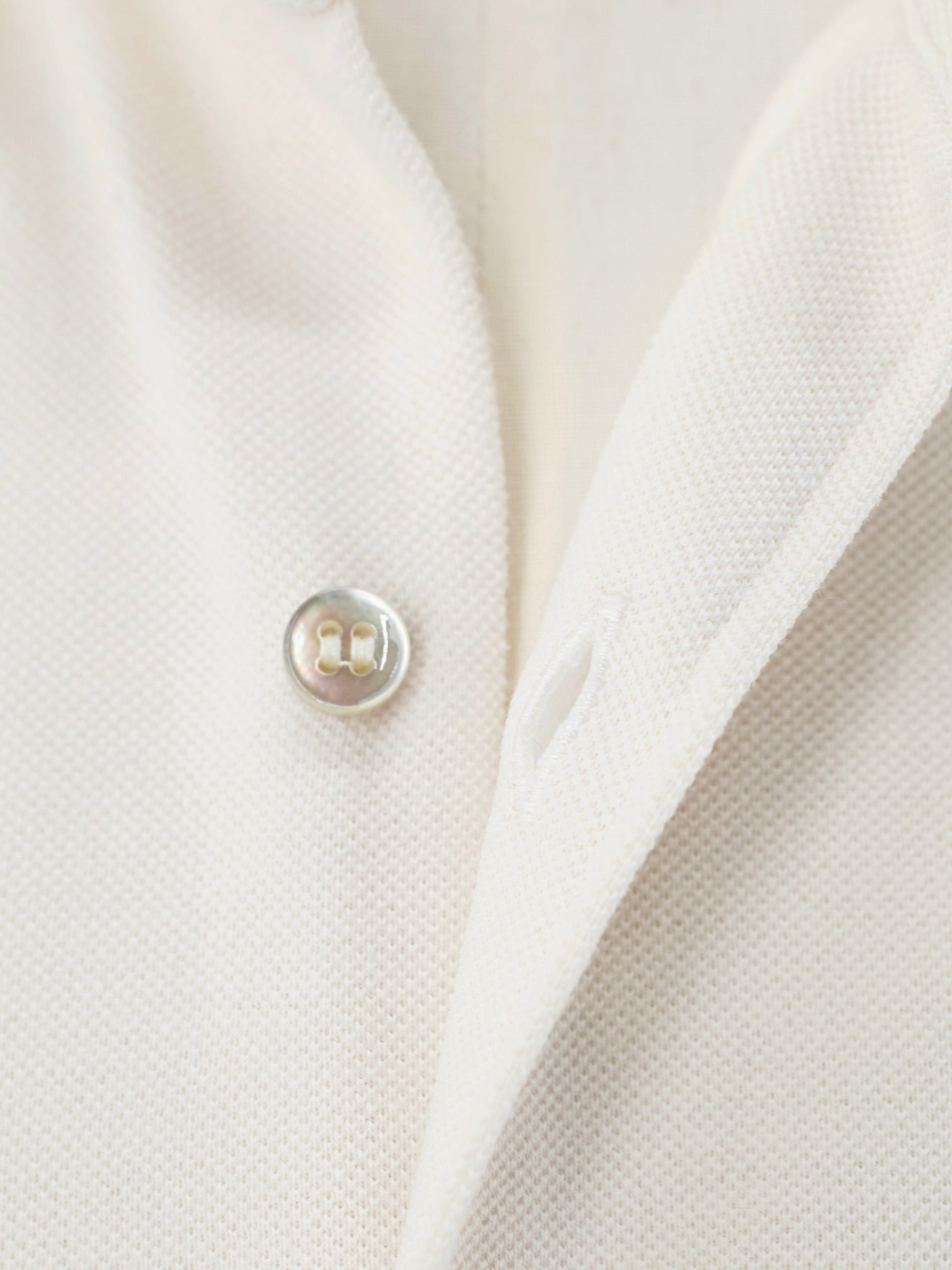 Loro Piana Offwhite Knitted Pique-Cotton Andrew Shirt