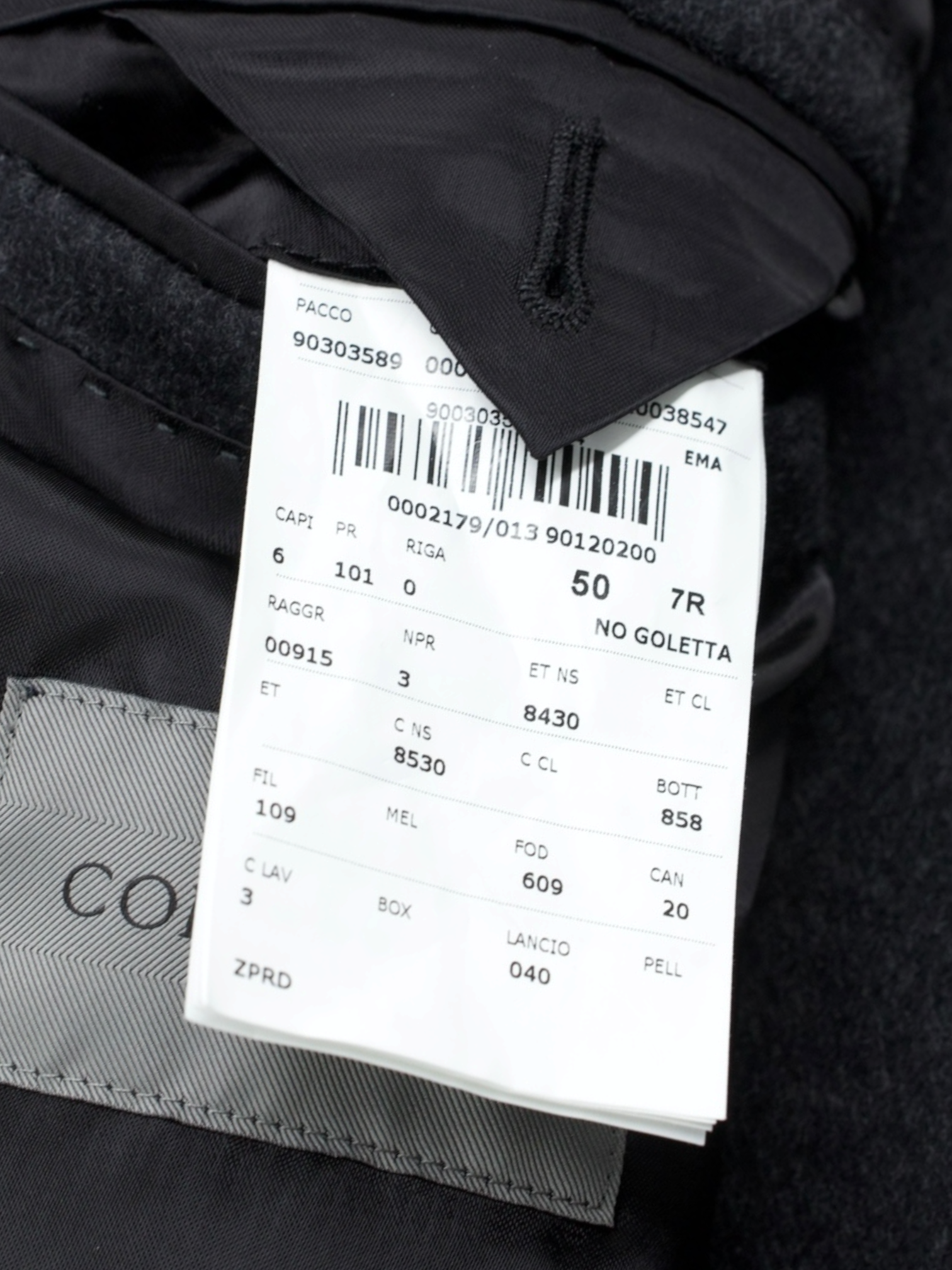 Corneliani Dark Grey Double-Breasted Virgin-Wool Polo Coat