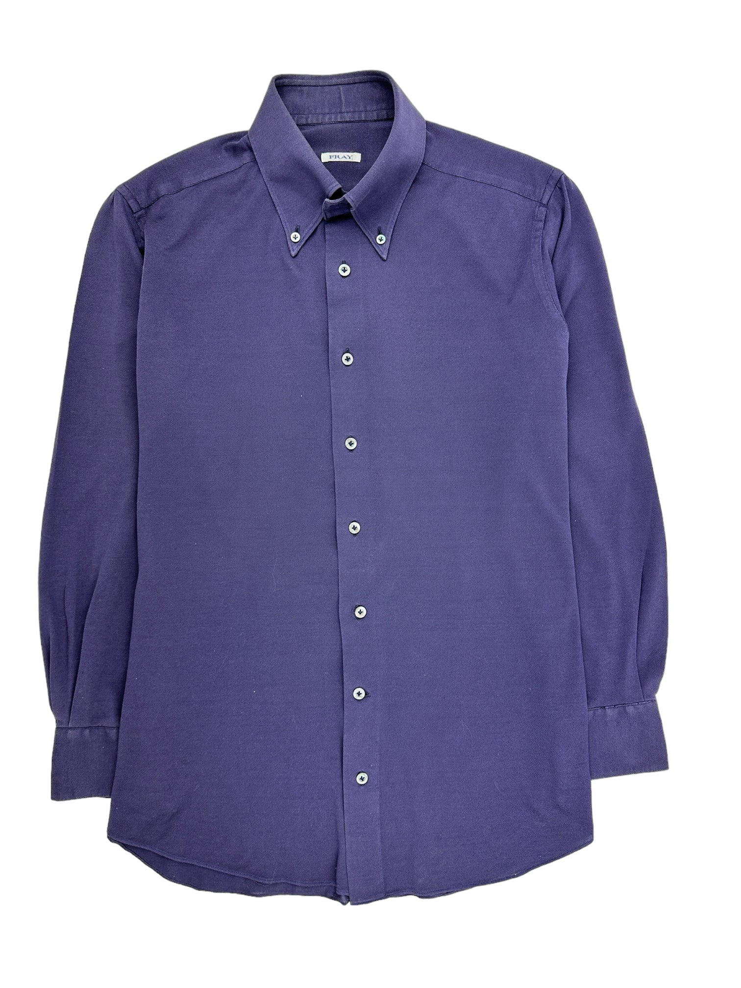 Fray Purple Piqué Button Down Collar Shirt