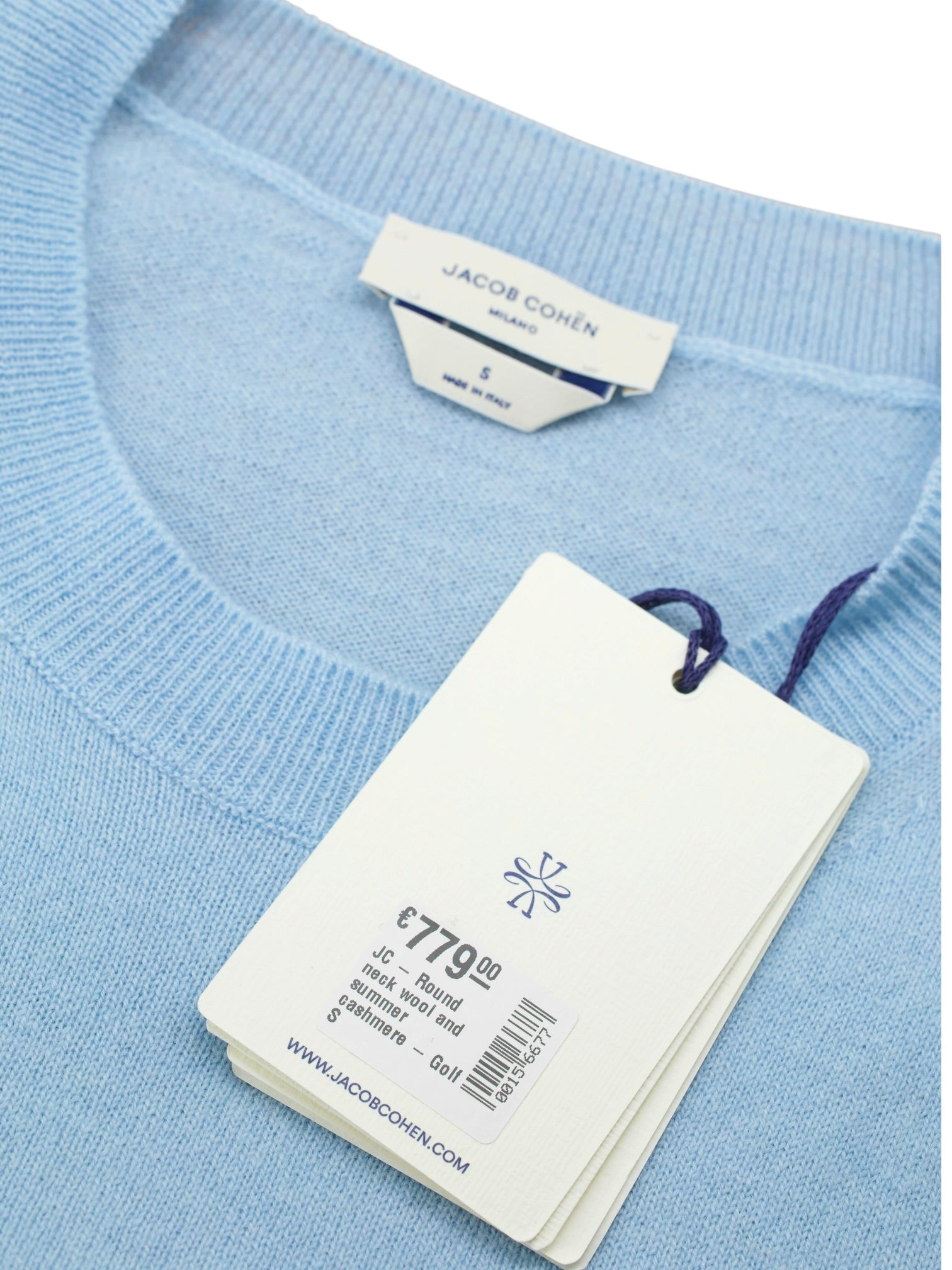 Jacob Cohen Wool & Summer Cashmere Golf-Capsule Roundneck