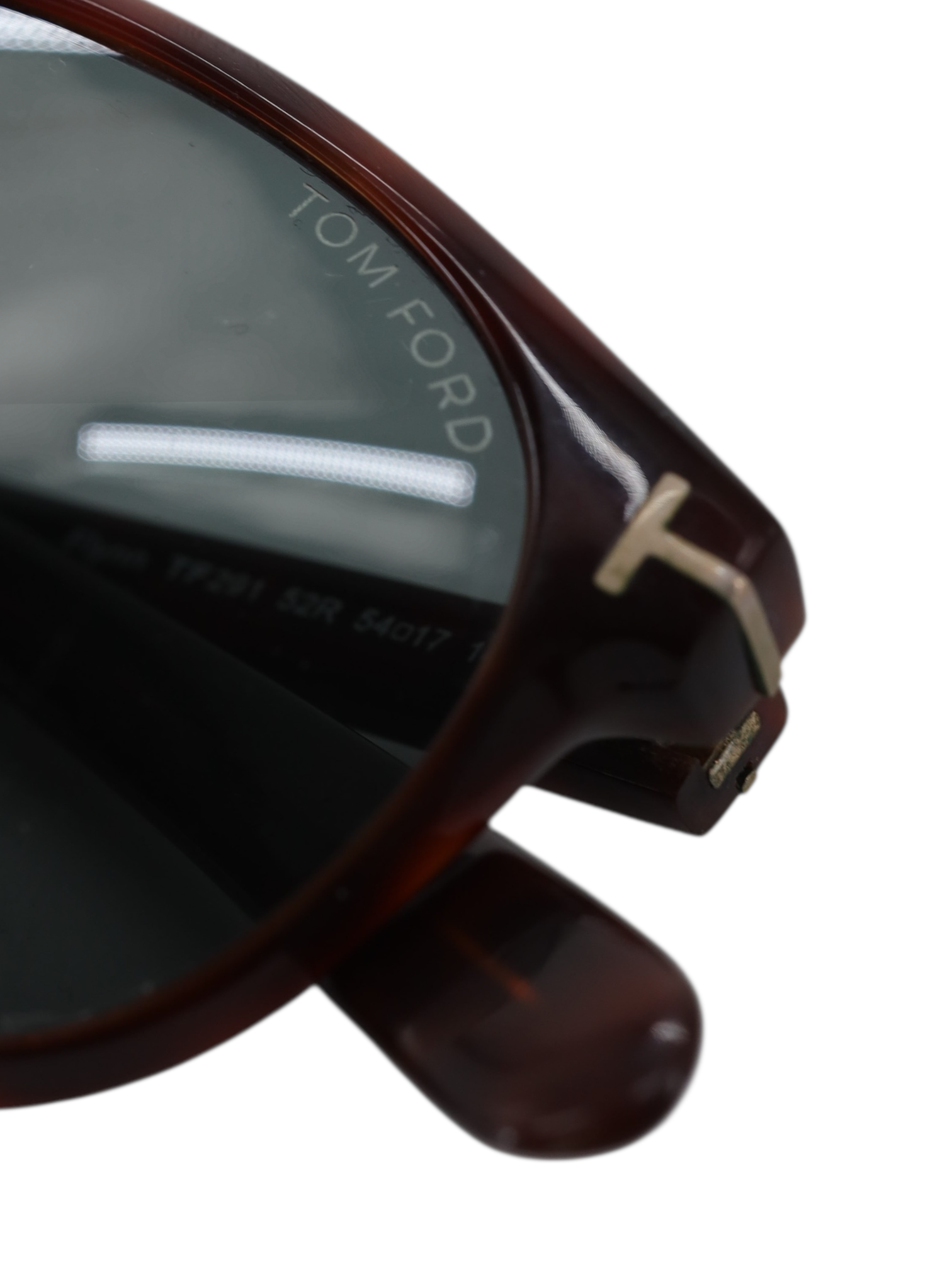Tom Ford Havana Brown Flynn 291 Wayfarer Sunglasses