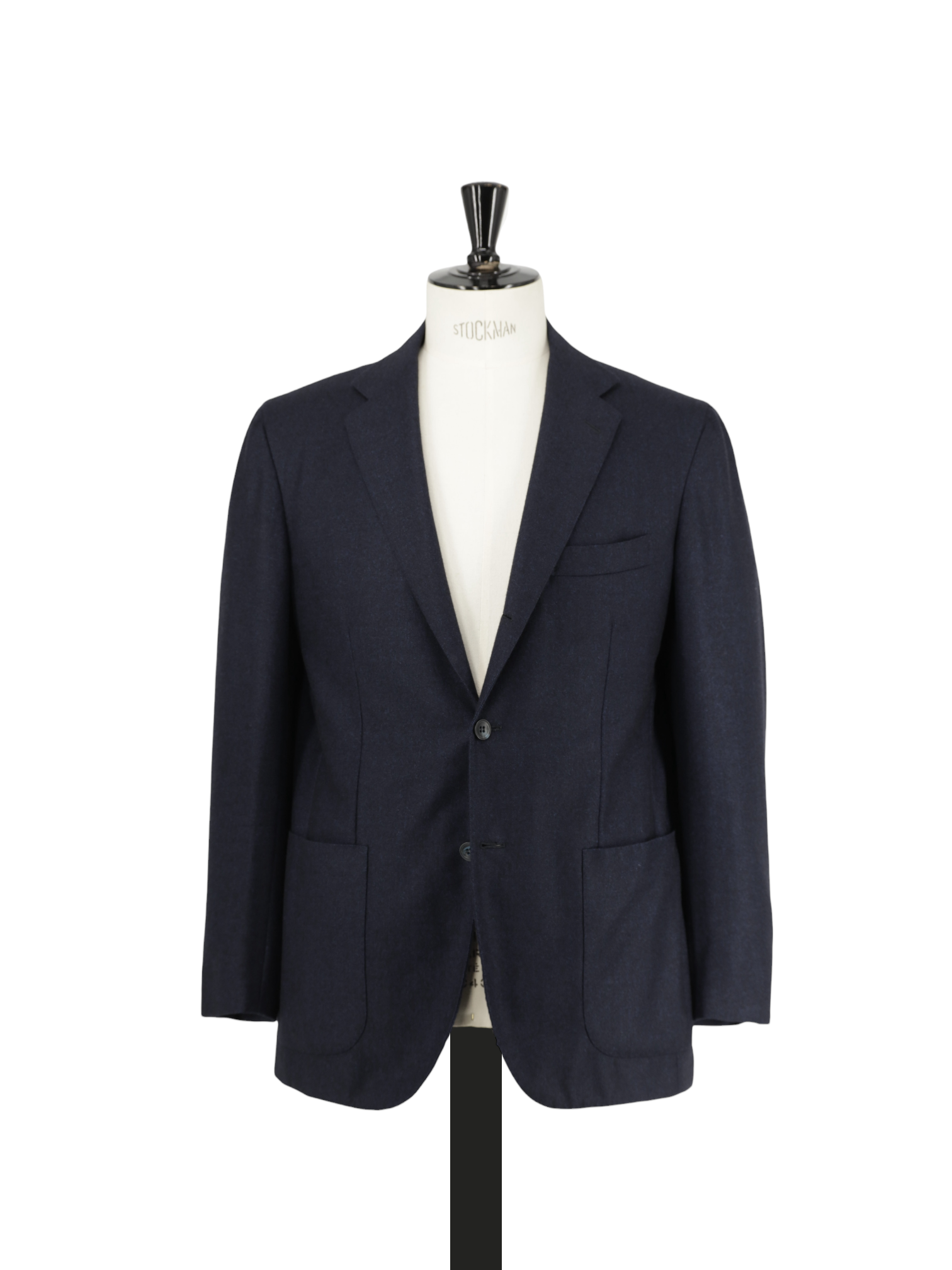 Kiton Navy Pure Cashmere Micro-Pattern Sartorial Winter Suit