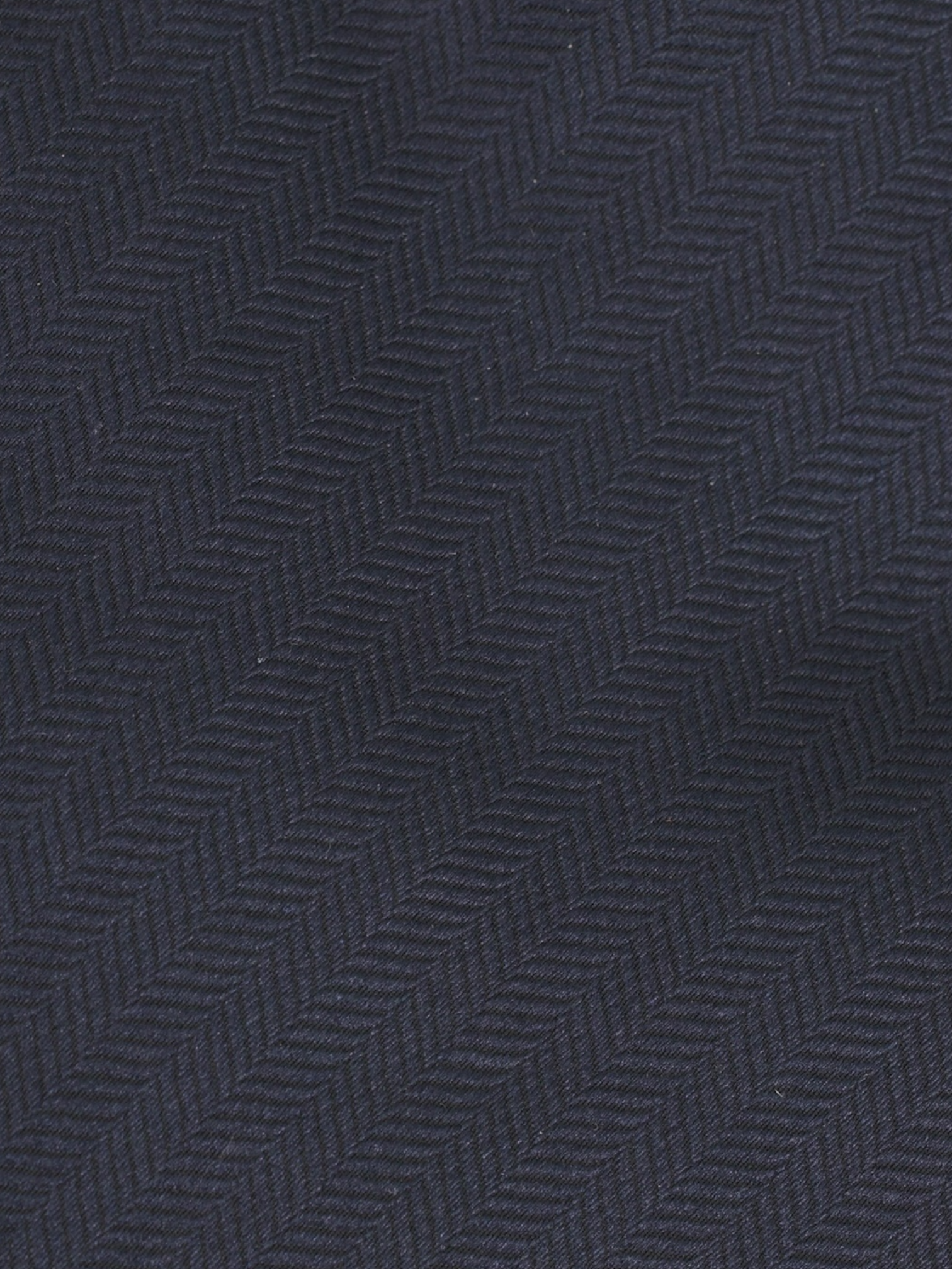 E.Marinella Deep Navy Silk Diagonal Herringbone Tie