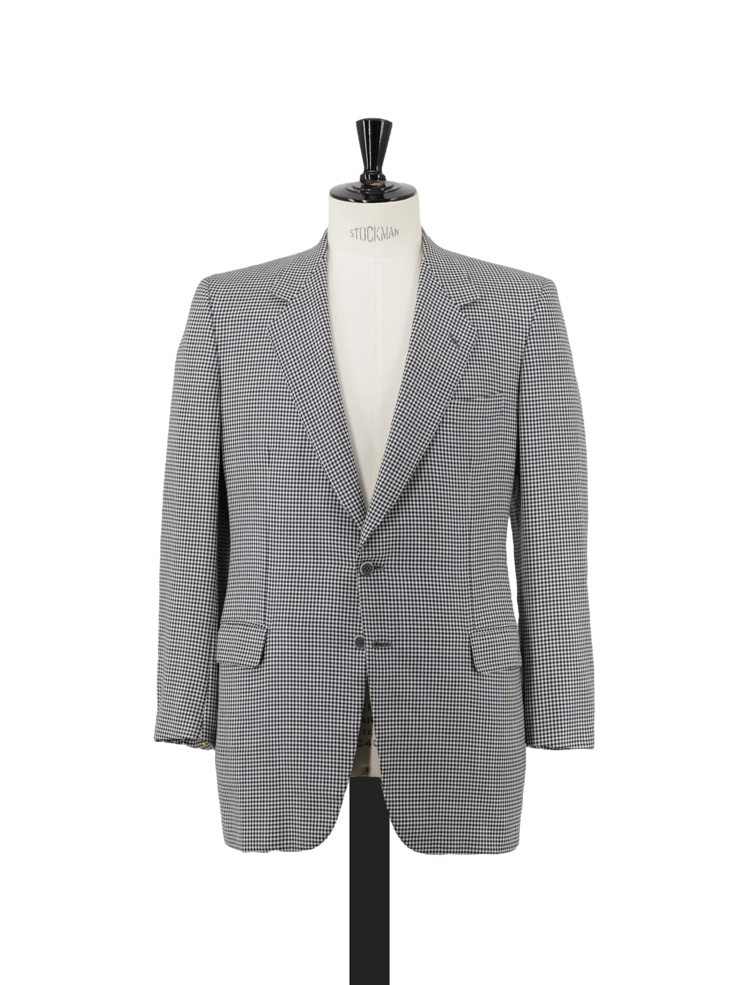 Brioni Vintage Navy Fine-Wool Pied de Poule Jacket