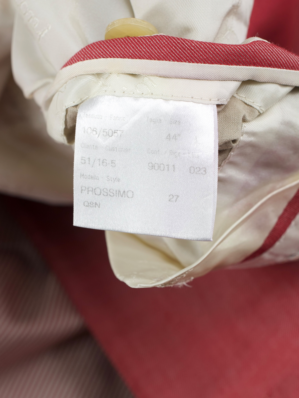 Brioni Coral Pink Silk & Cotton Twill "Prossimo" Summer Jacket