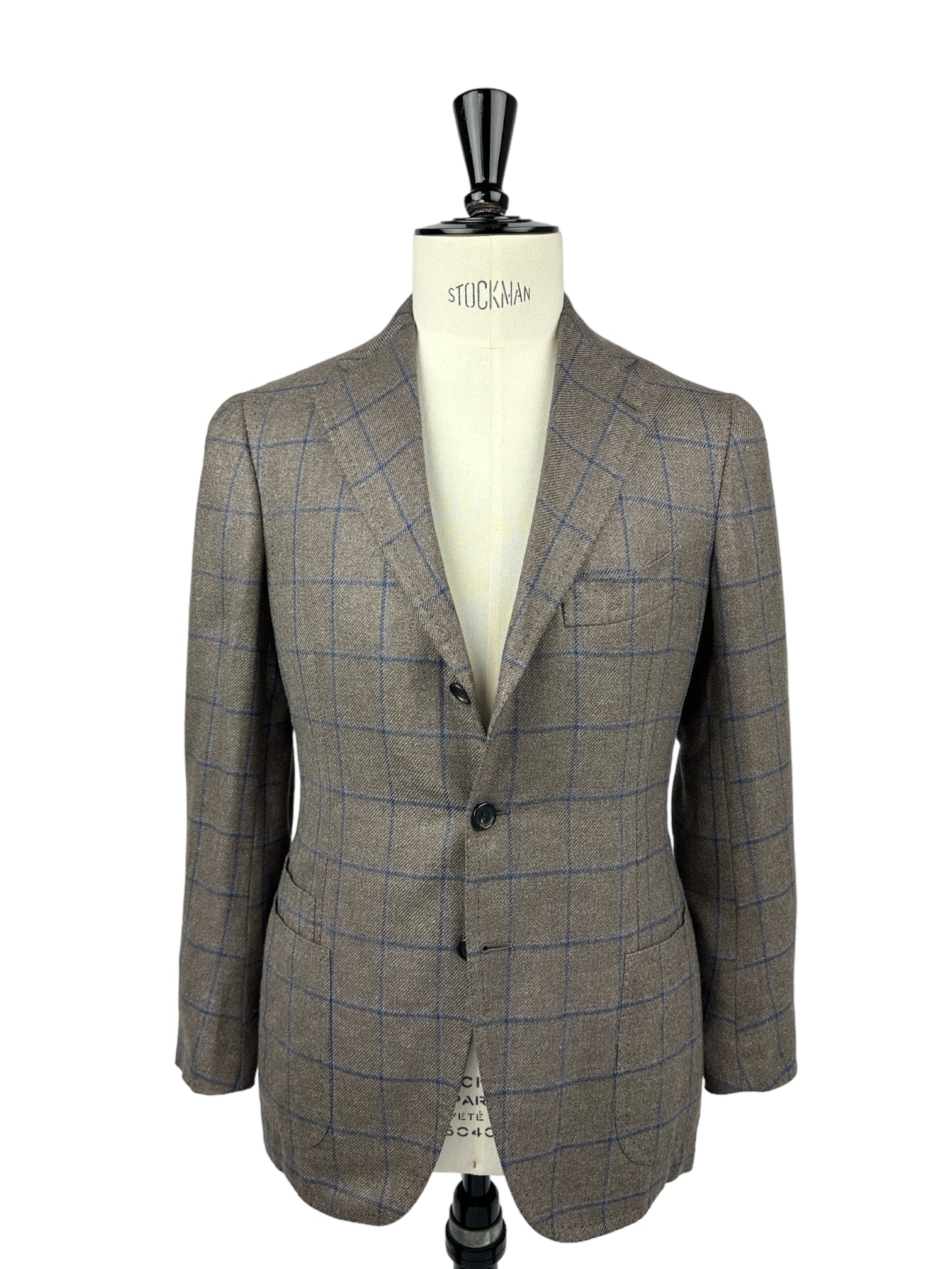 Cesare Attolini Taupe Silk & Cashmere Jacket