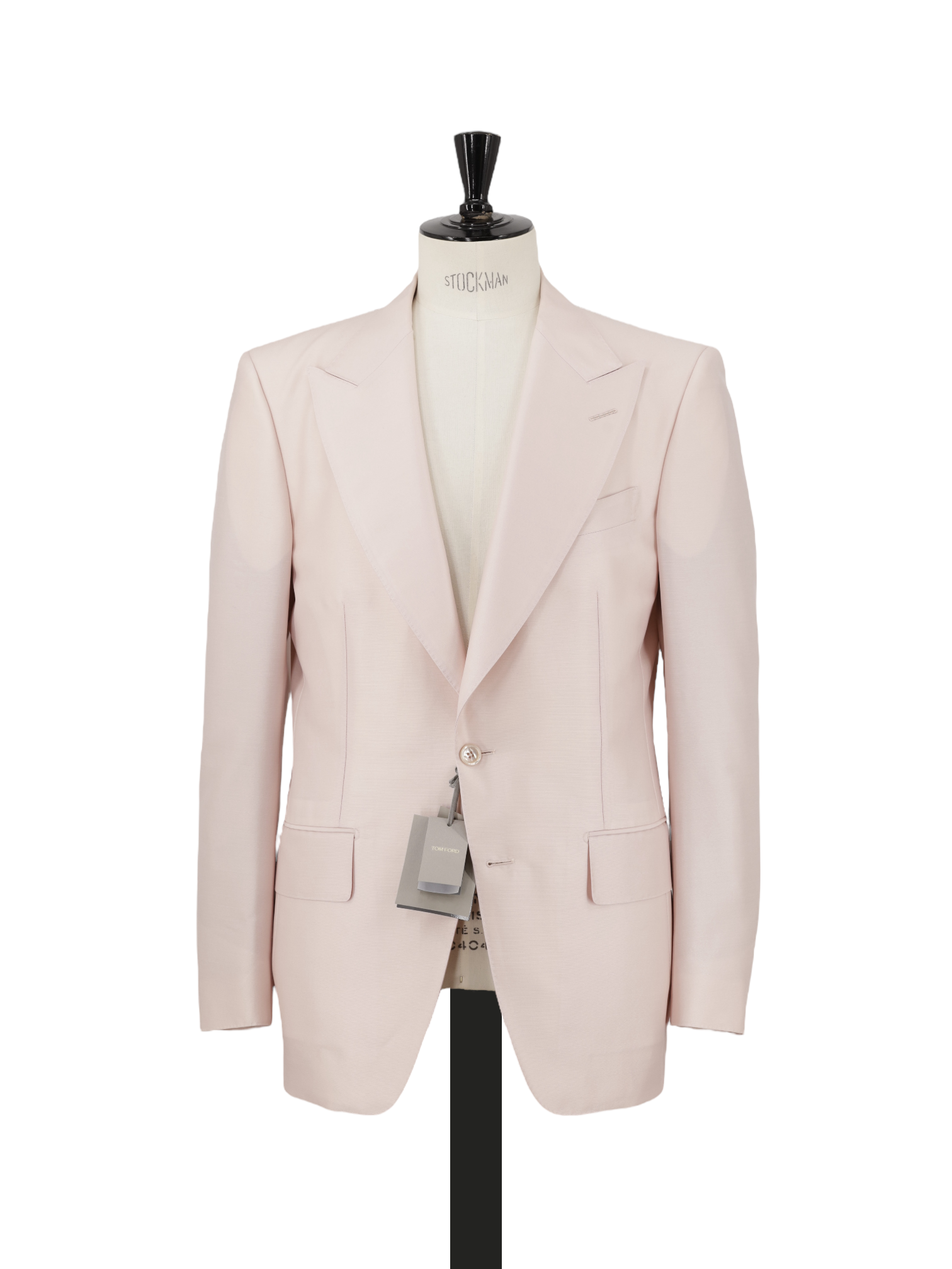 Tom Ford Light Pink Wool & Silk Twill Atticus Jacket