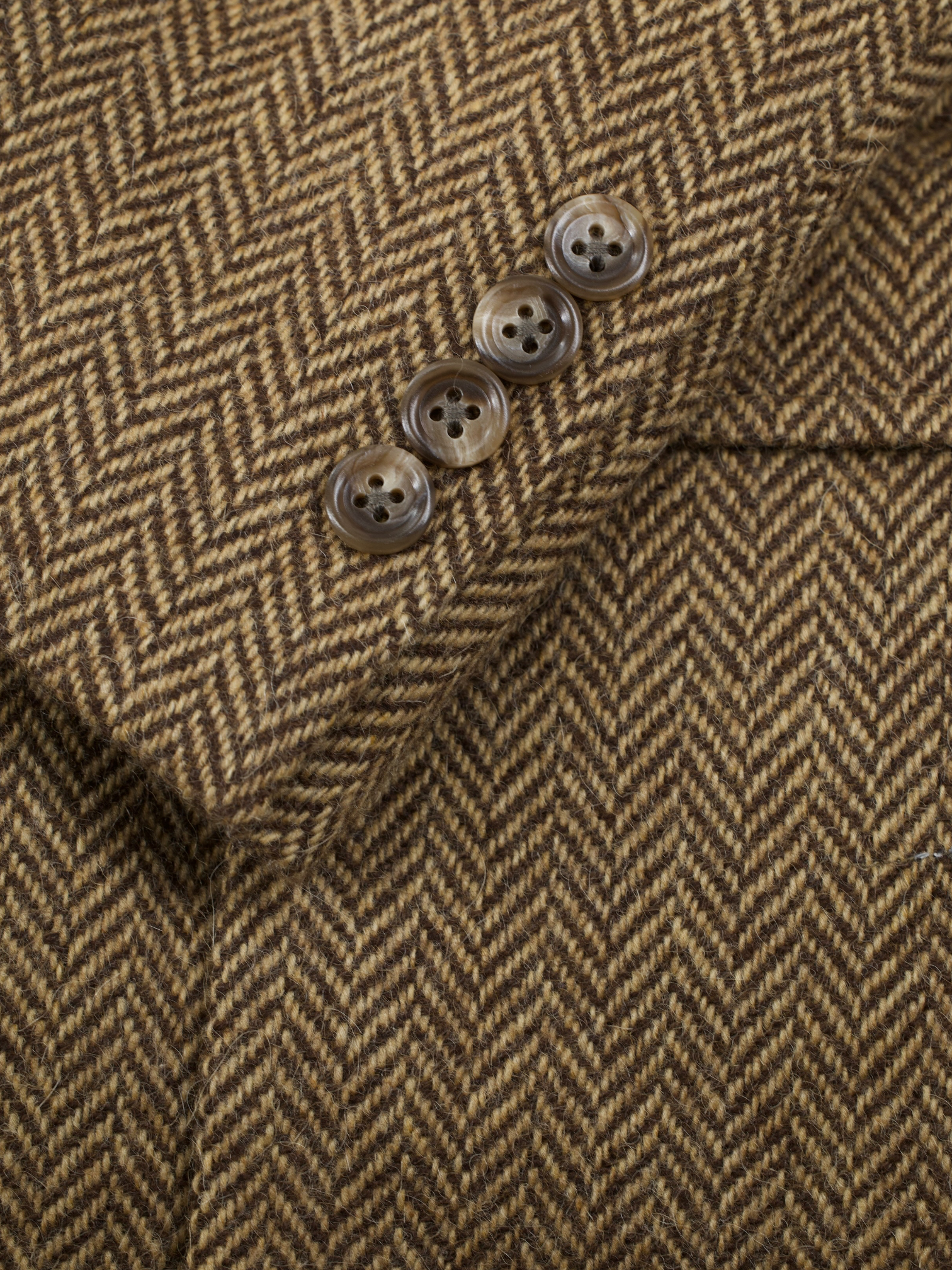 Ralph Lauren Brown Shetland-Tweed Herringbone "RL69" Jacket