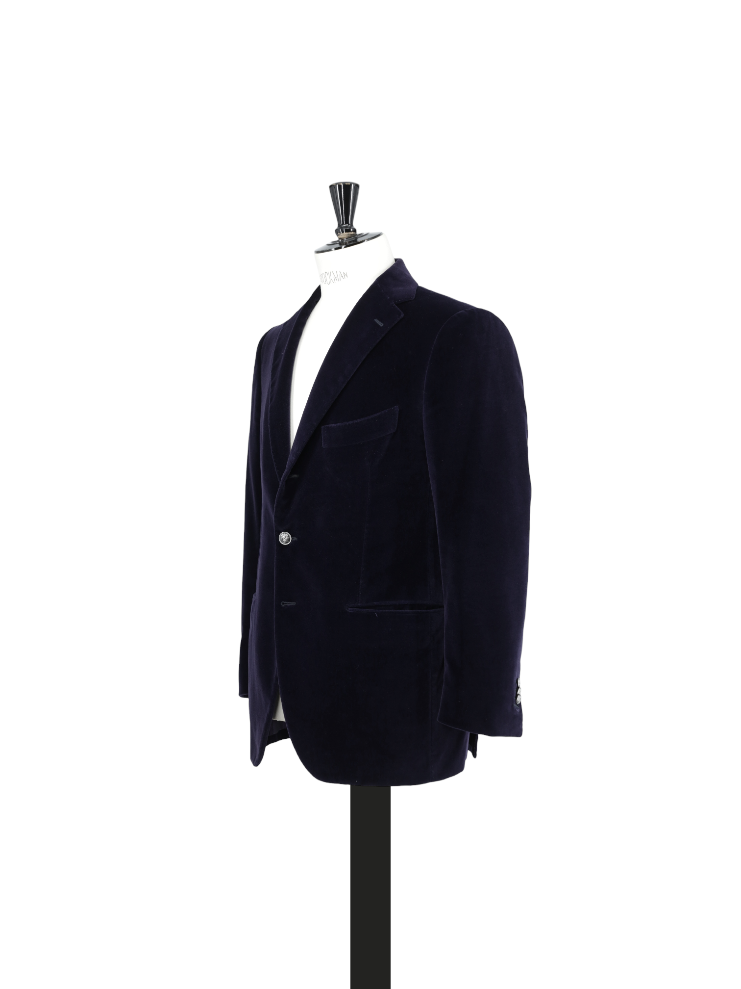 Cesare Attolini Dark Purple Cotton Velvet Jacket