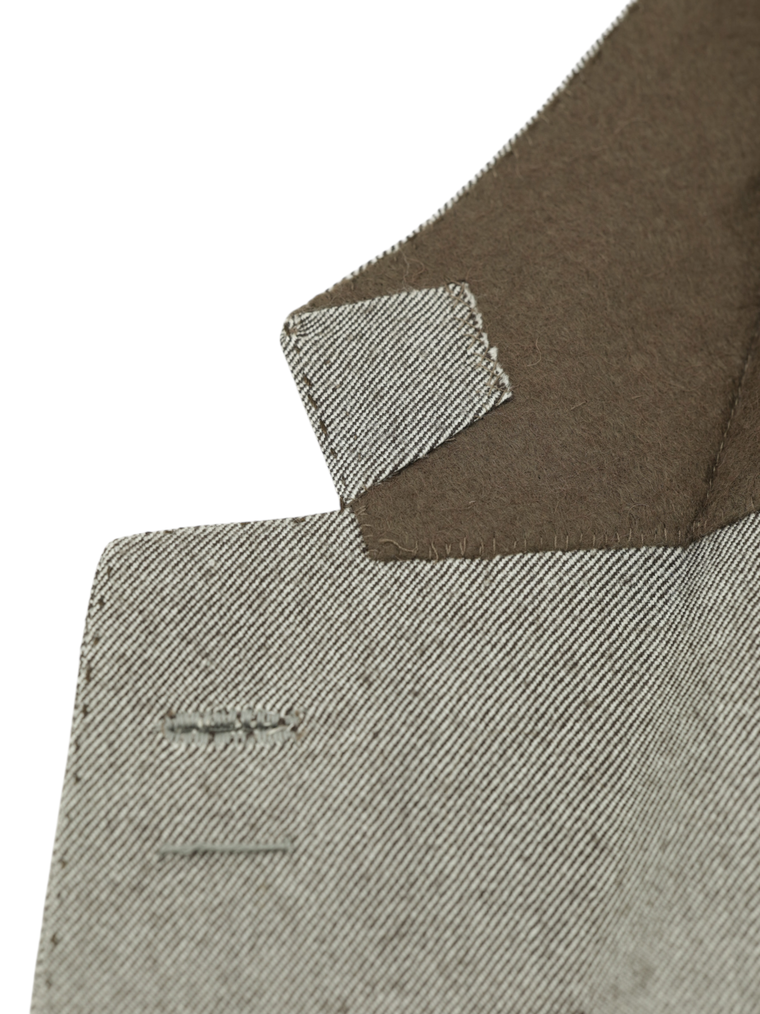 Cesare Attolini Taupe Super 140's Twill Jacket