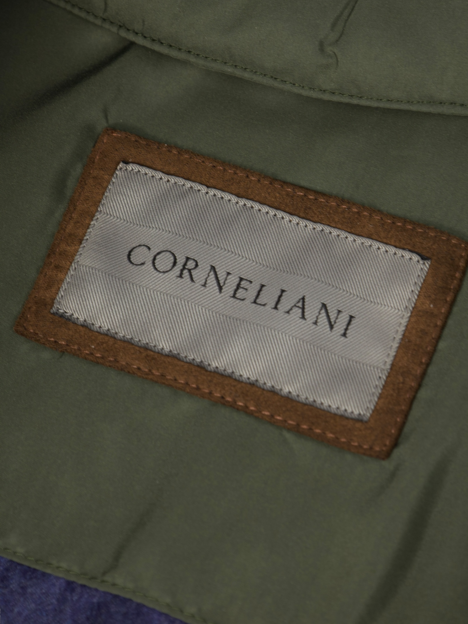 Corneliani Olive Green Water-Repellent "Milestones" Vespa Jacket