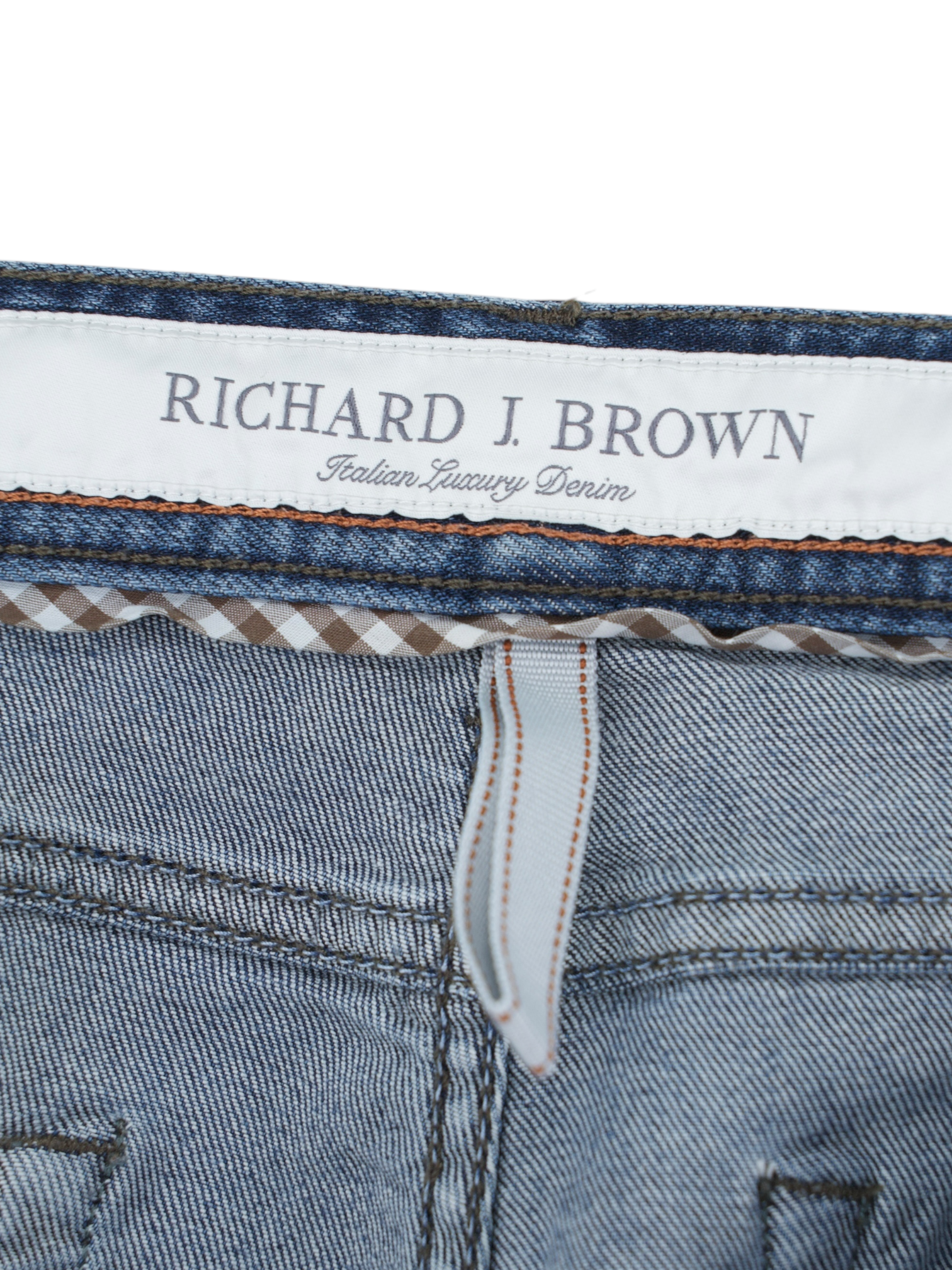 Richard J.Brown Blue Cotton-Stretch Denim "Tokyo-S" Jeans
