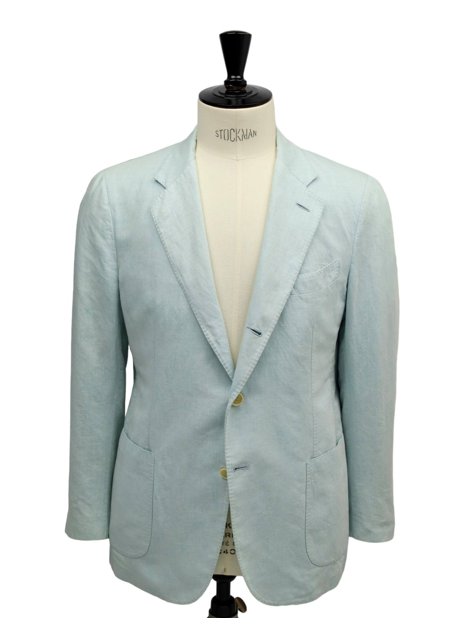 Loro Piana Pastel Blue Linen & Cotton Jacket