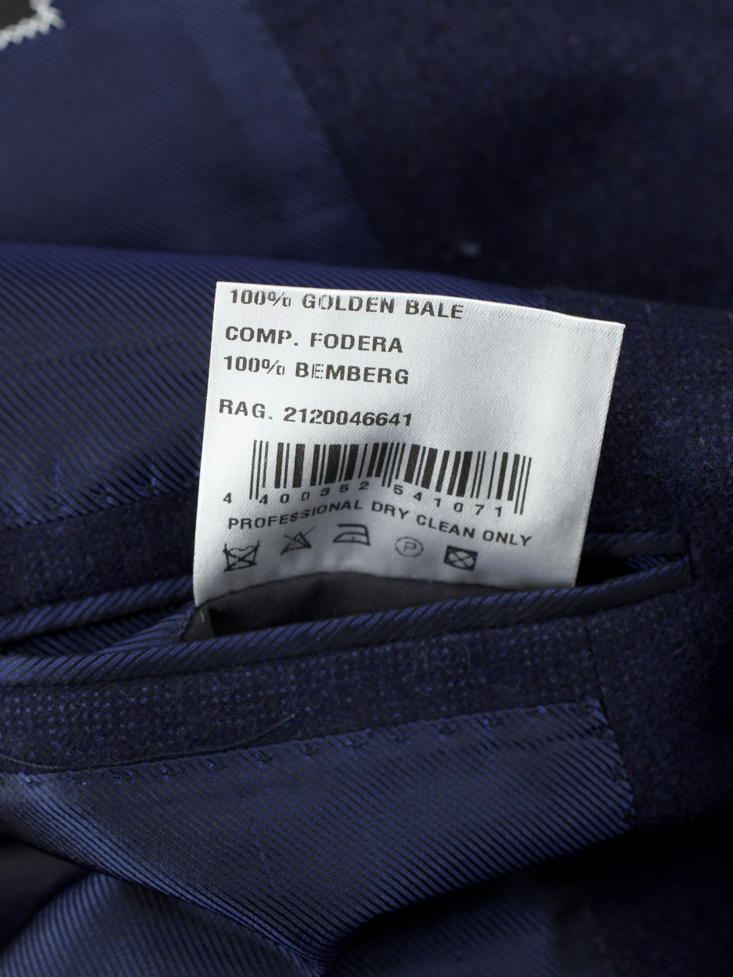 Cesare Attolini Navy Golden-Bale Merino Wool Blazer Jacket