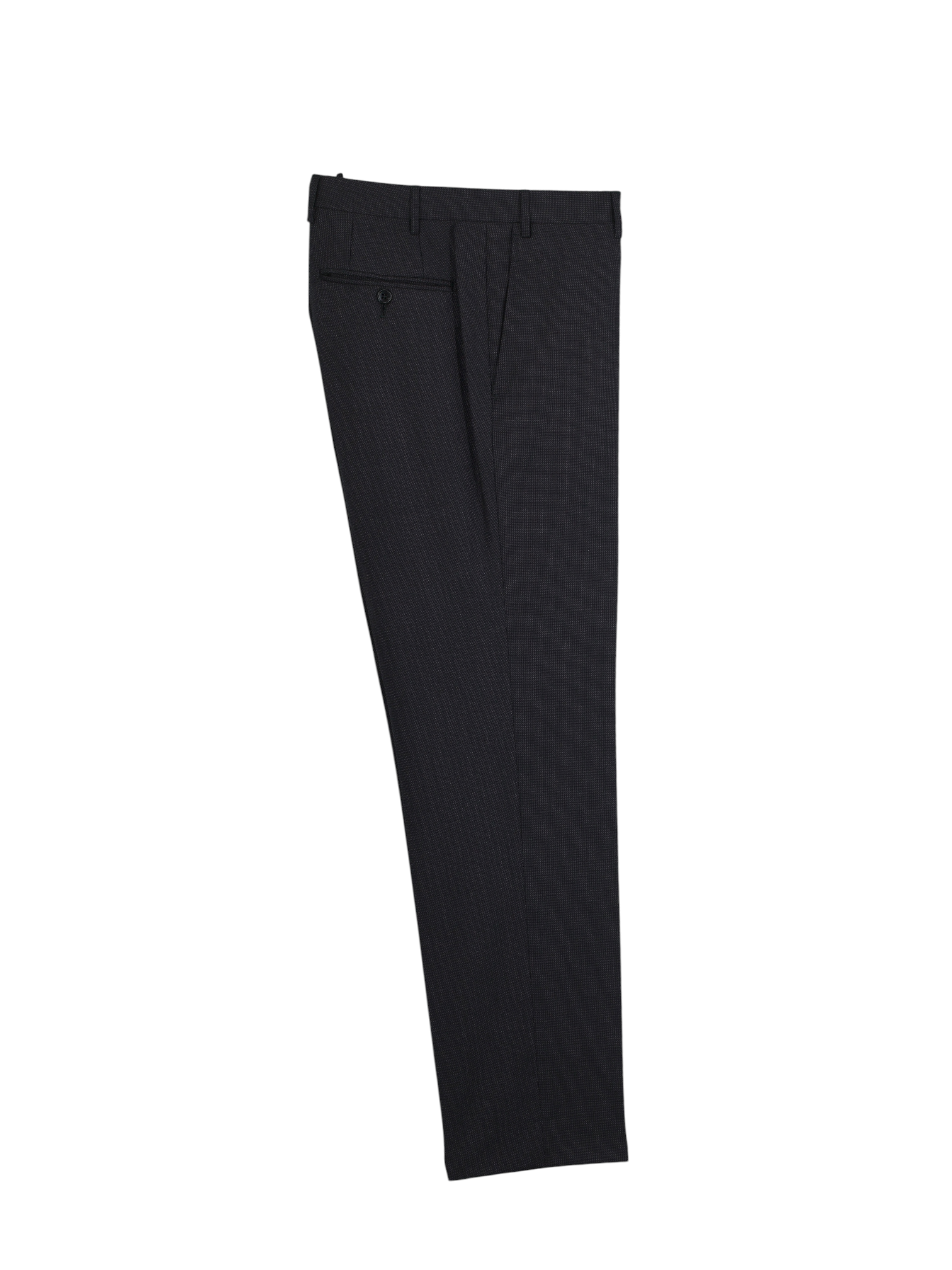 Corneliani Dark Grey Wool & Stretch Birdseye Suit