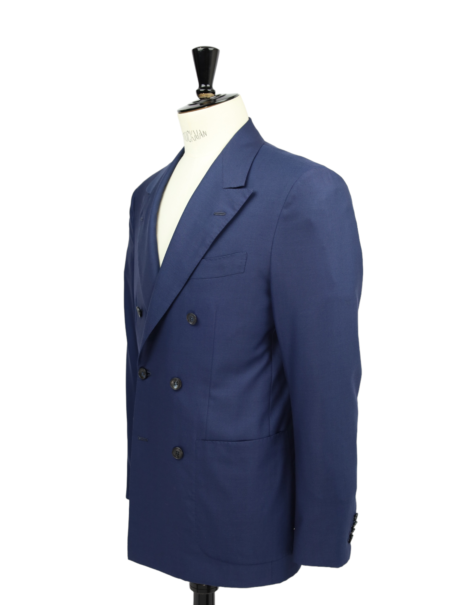 Kiton Blue Double Breasted Neapolitan Suit