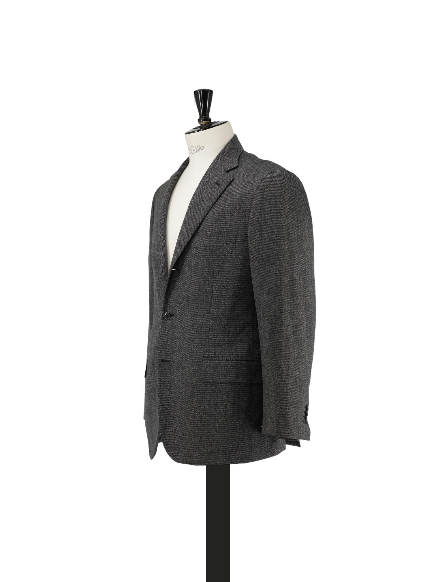 Brioni Grey Gabardine Wool "Via Venato" Twill Suit