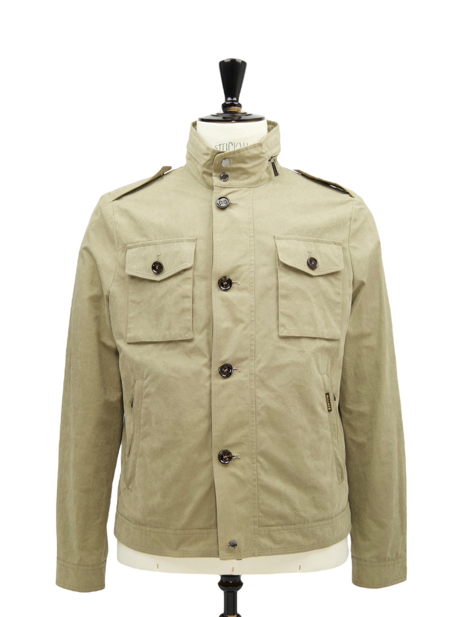 Moorer Olive Drab Cotton Water-repellent Fieldjacket