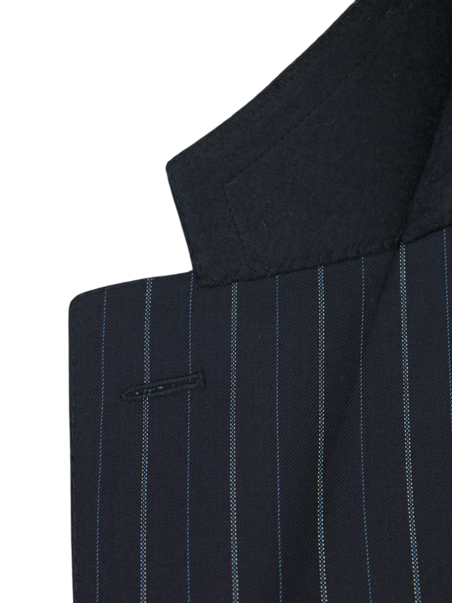 Canali Navy & Light Blue Super 150's "Exclusive Collection" Multi-Pinstripe Suit