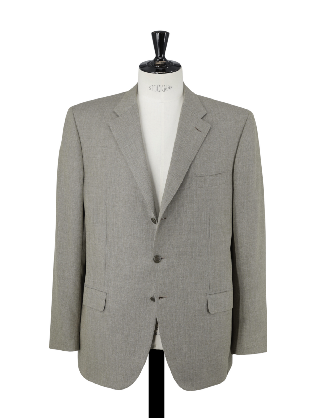 Brioni Sage Grey Wool Summer-Hopsack Chigi Jacket