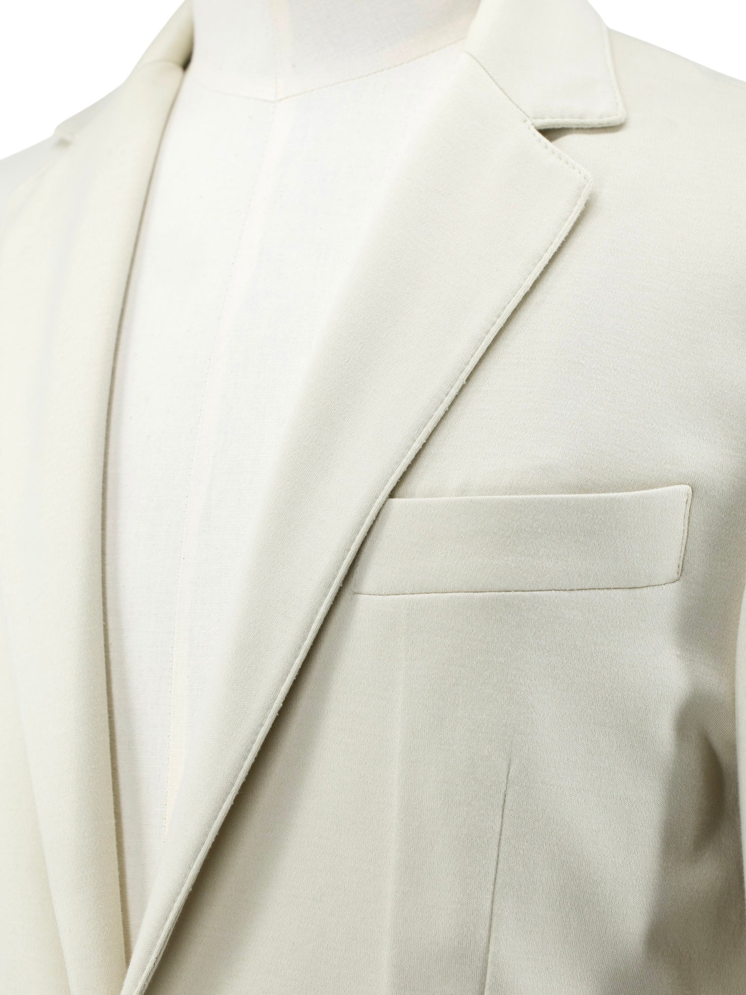 Marco Pescarolo Ecru Silk & Cotton Jersey-Knitted Jacket