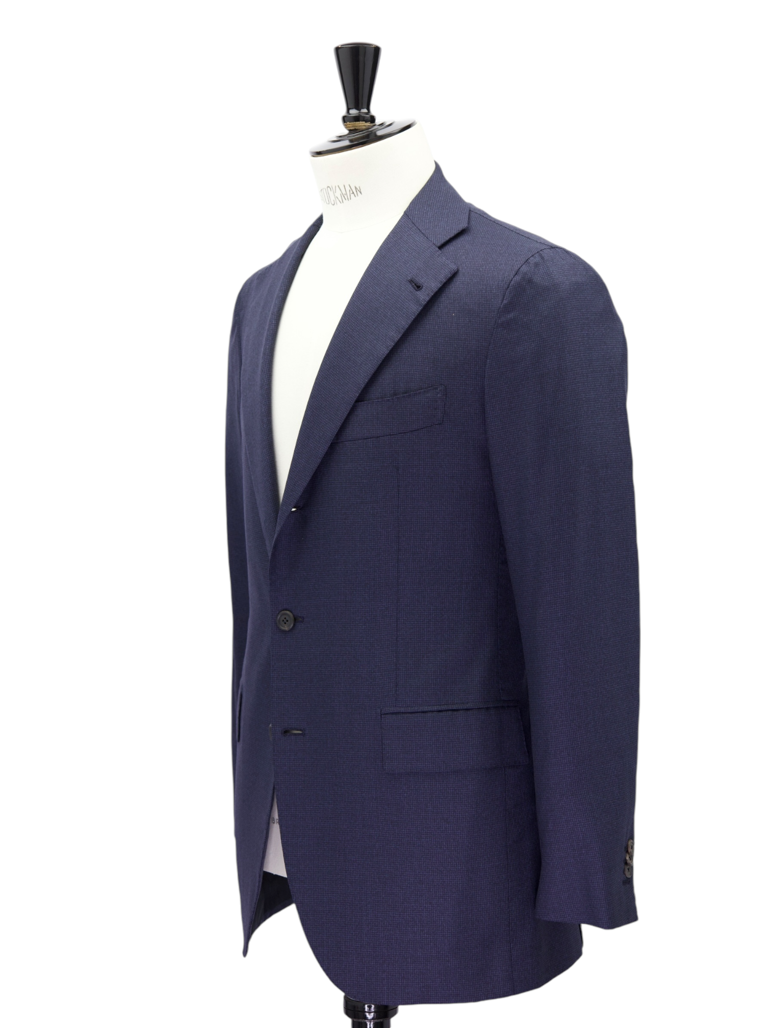 Orazio Luciano Blue Dormeuil Super 160’s Puppytooth Suit