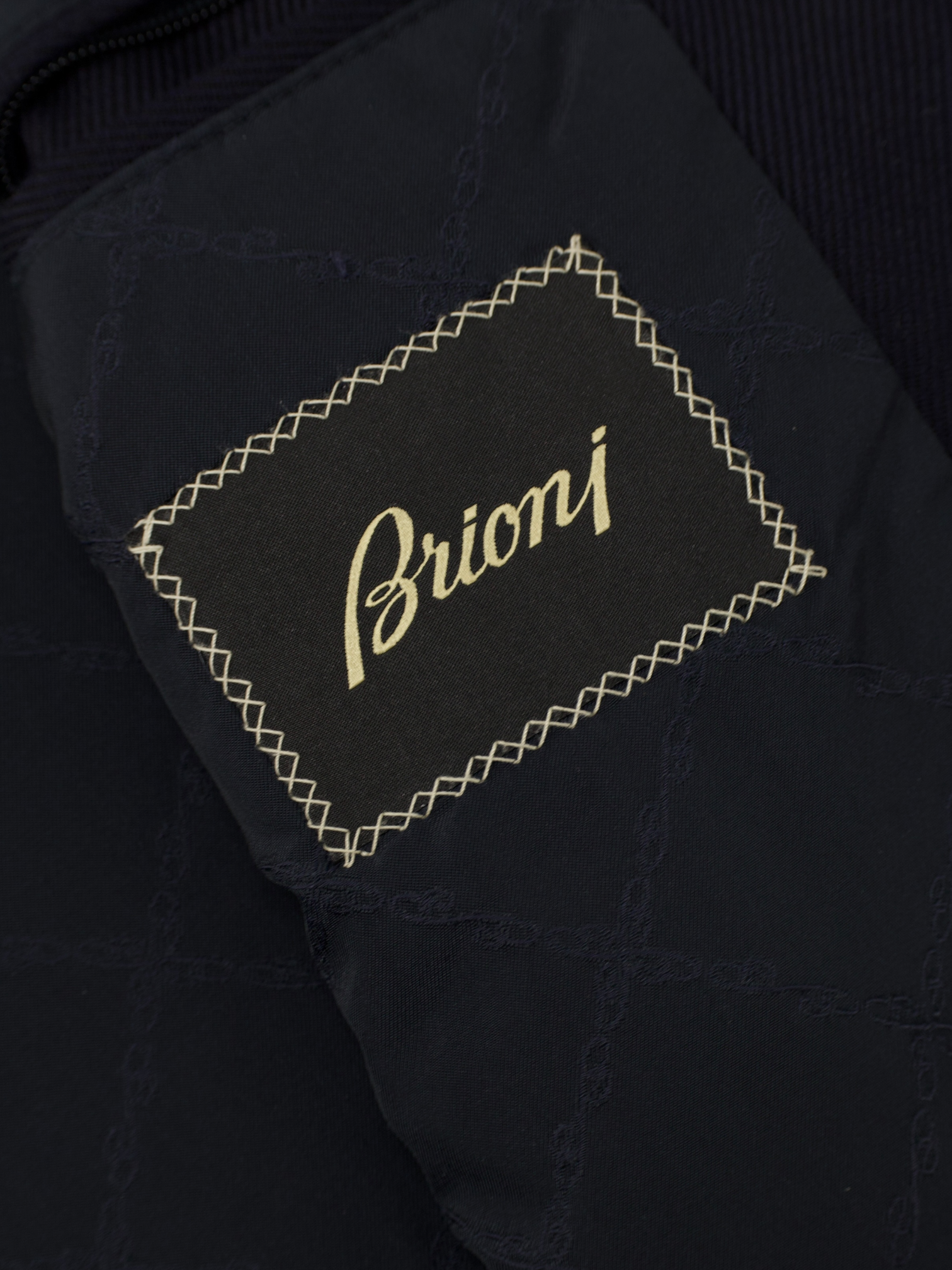 Brioni Navy Stormsystem Wool & Beaver-Fur Collar Blouson Jacket