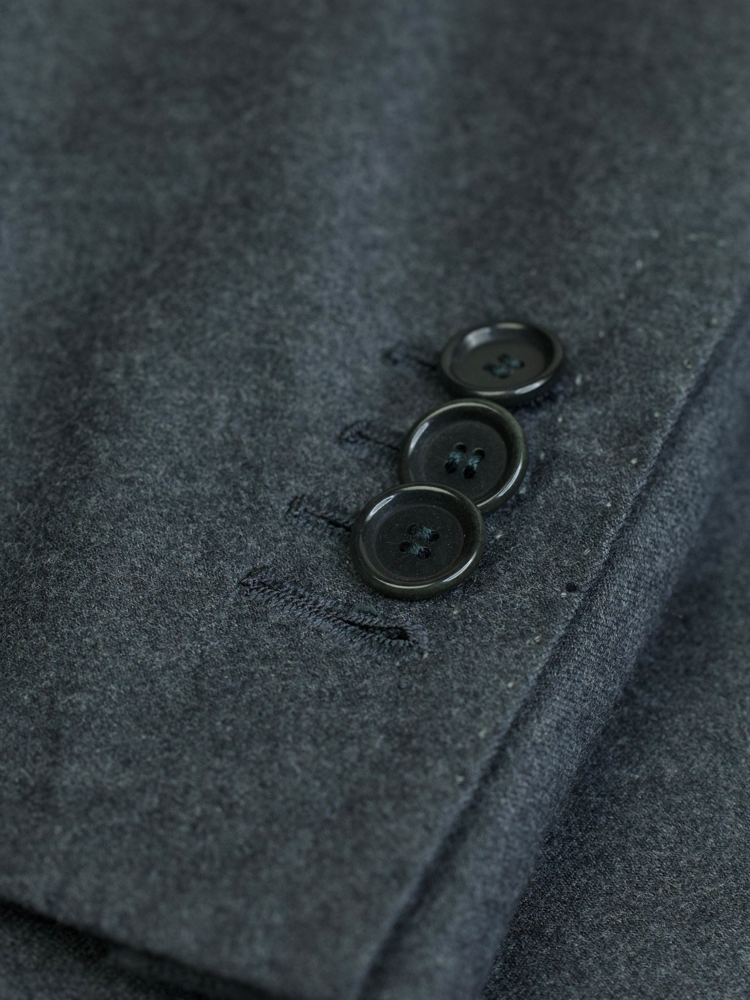 Cesare Attolini Grey Super 150's Flannel Sartorial Suit