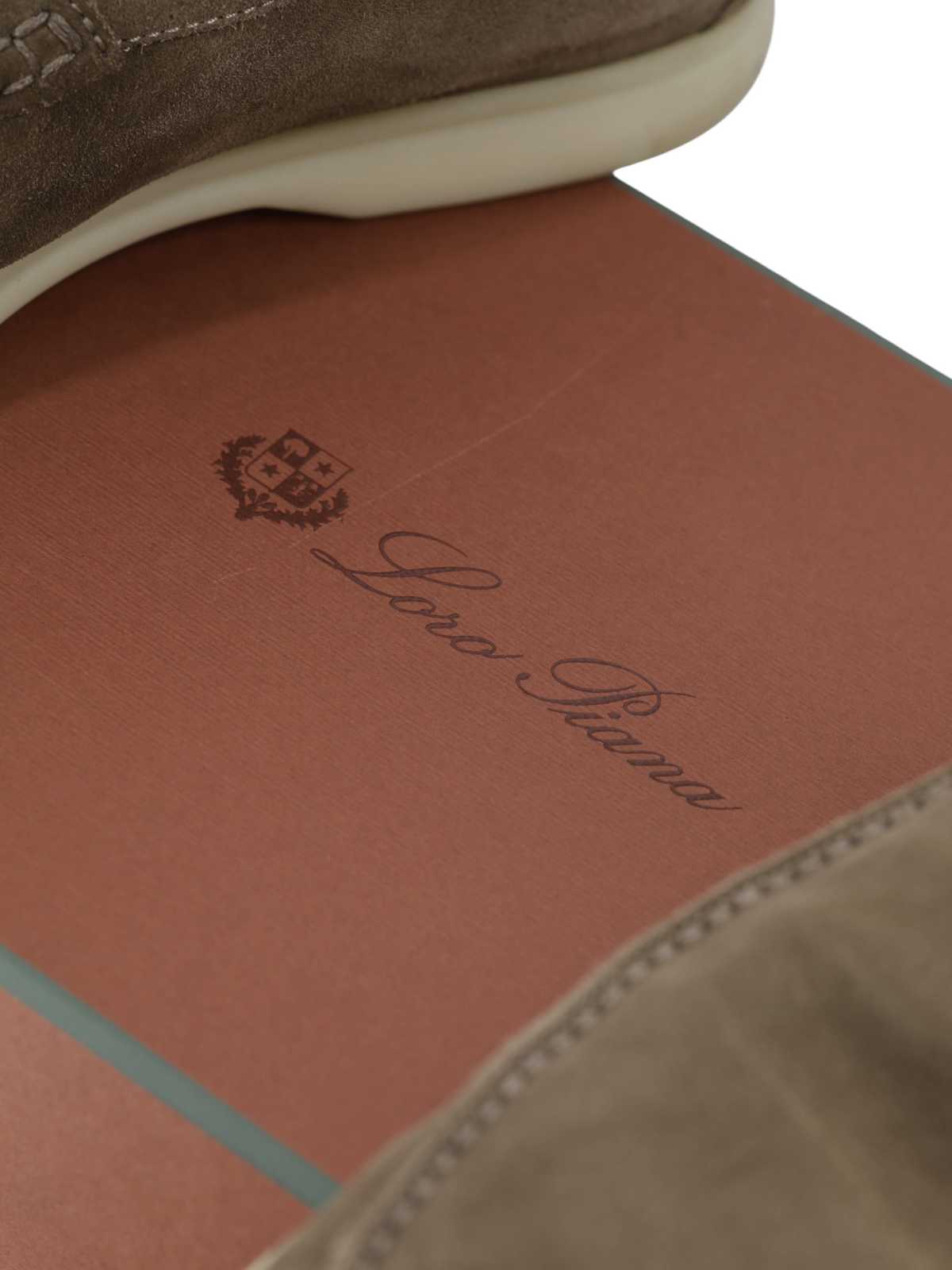 Loro Piana Taupe Suede Summer Walk