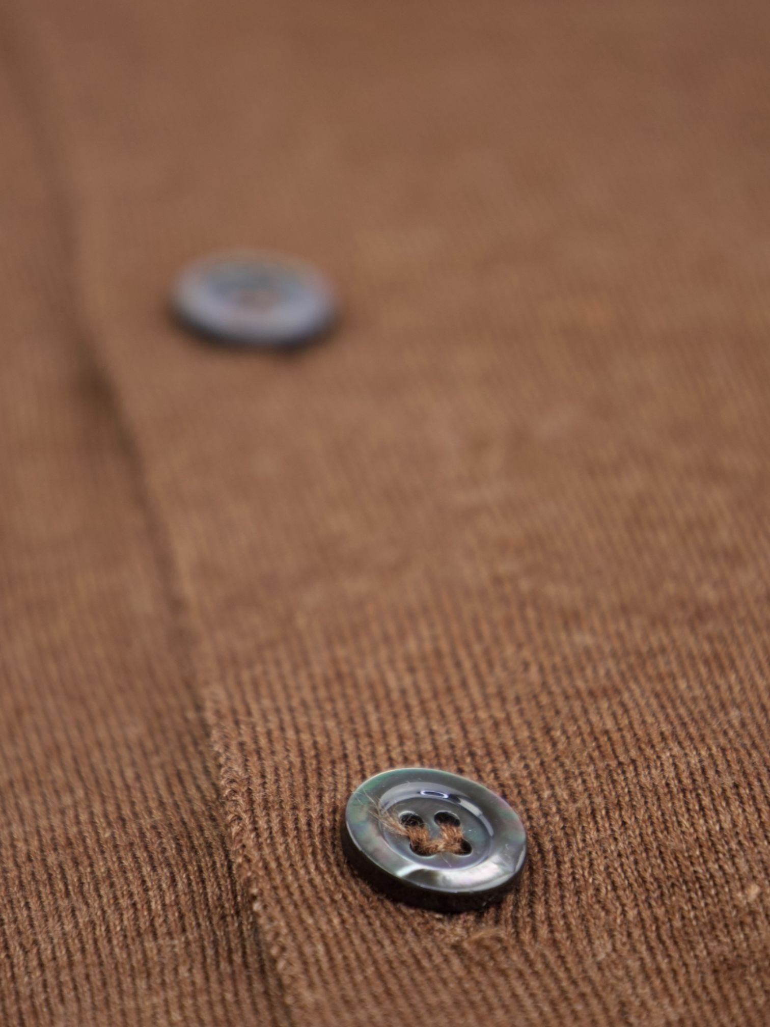 Cesare Attolini Mocca Brown Wool & Silk Cardigan