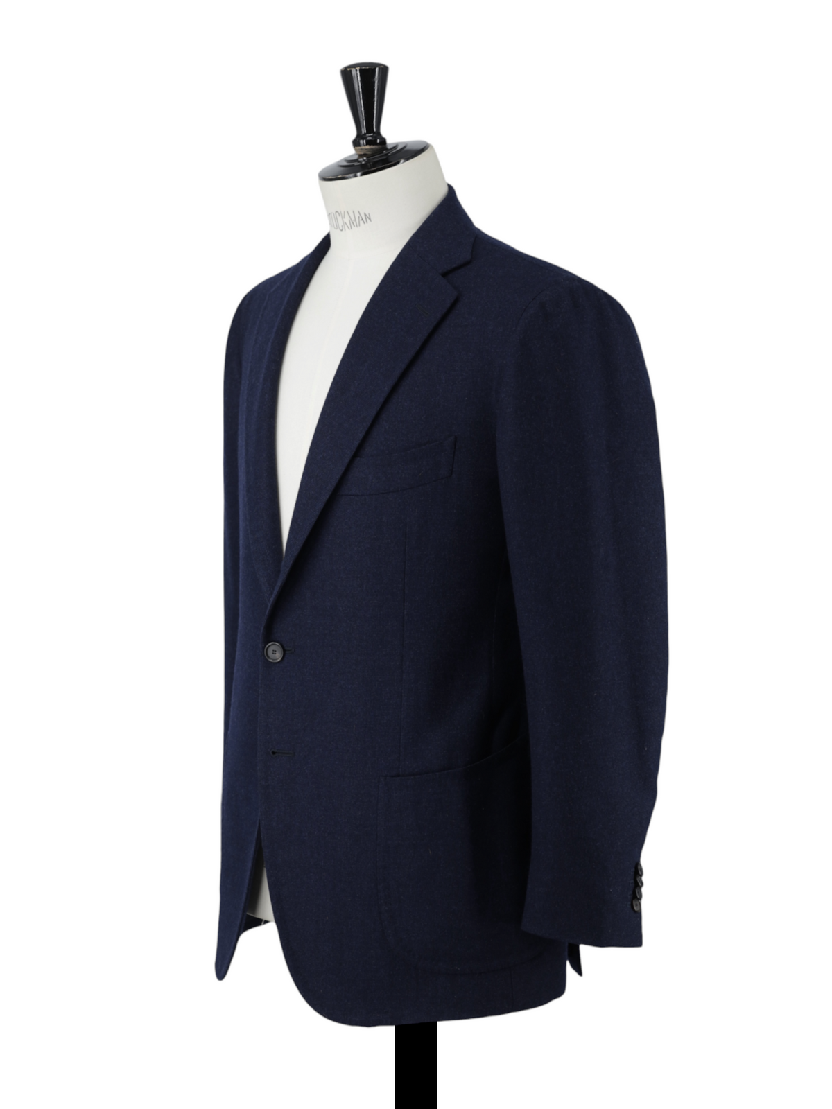 Cesare Attolini Navy Golden-Bale Merino Wool Blazer Jacket