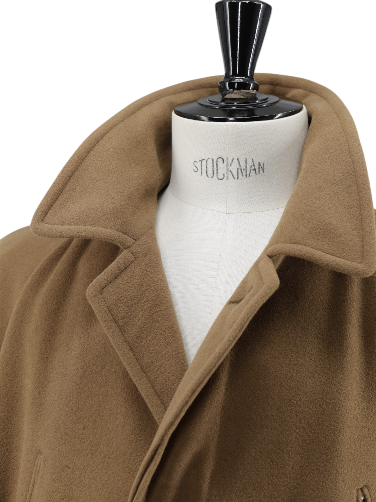 Hermès Mocca Brown Angora, Wool & Cashgora Raglan Overcoat