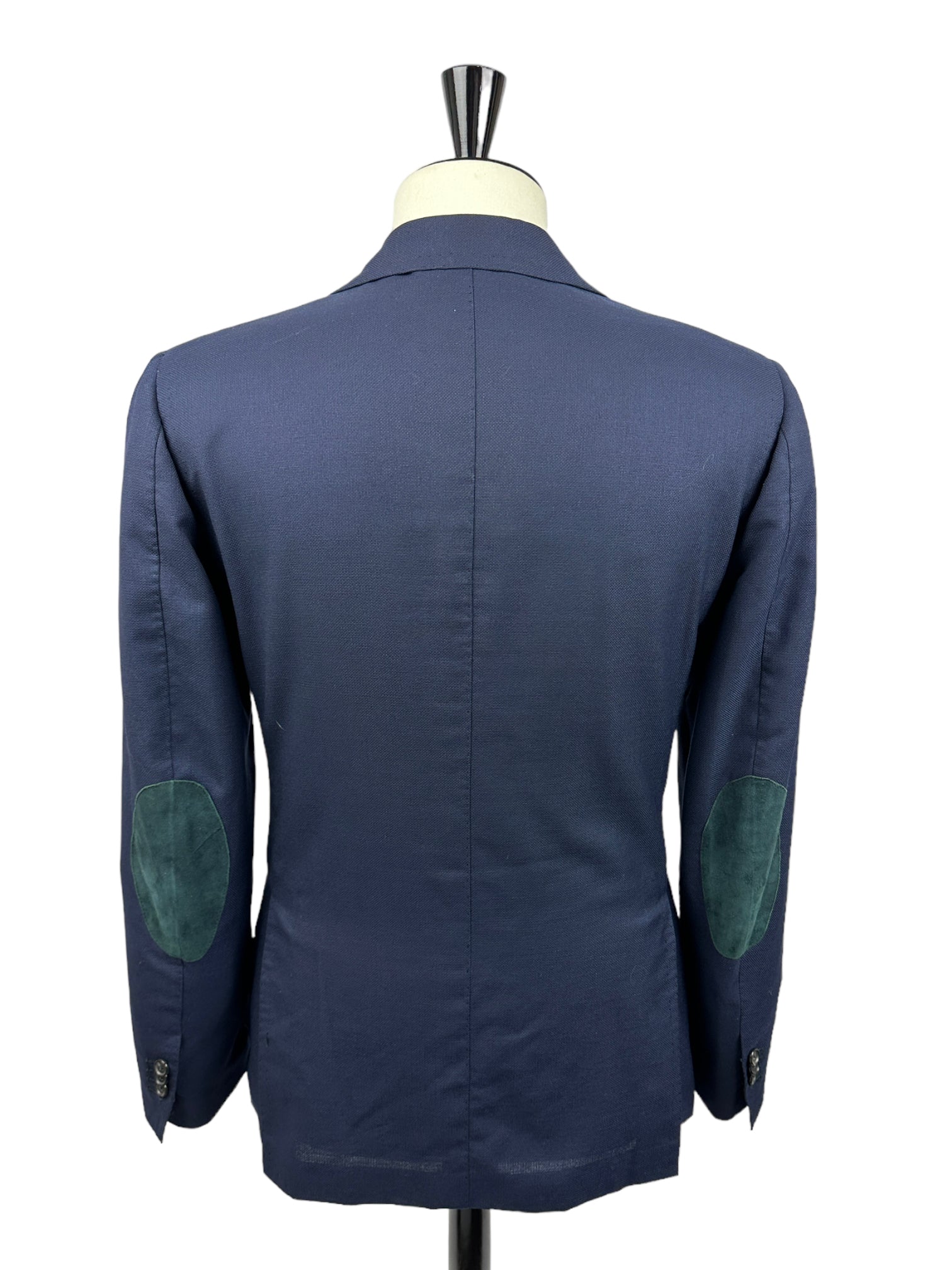 Cesare Attolini Blue Wool and Silk Blend Jacket